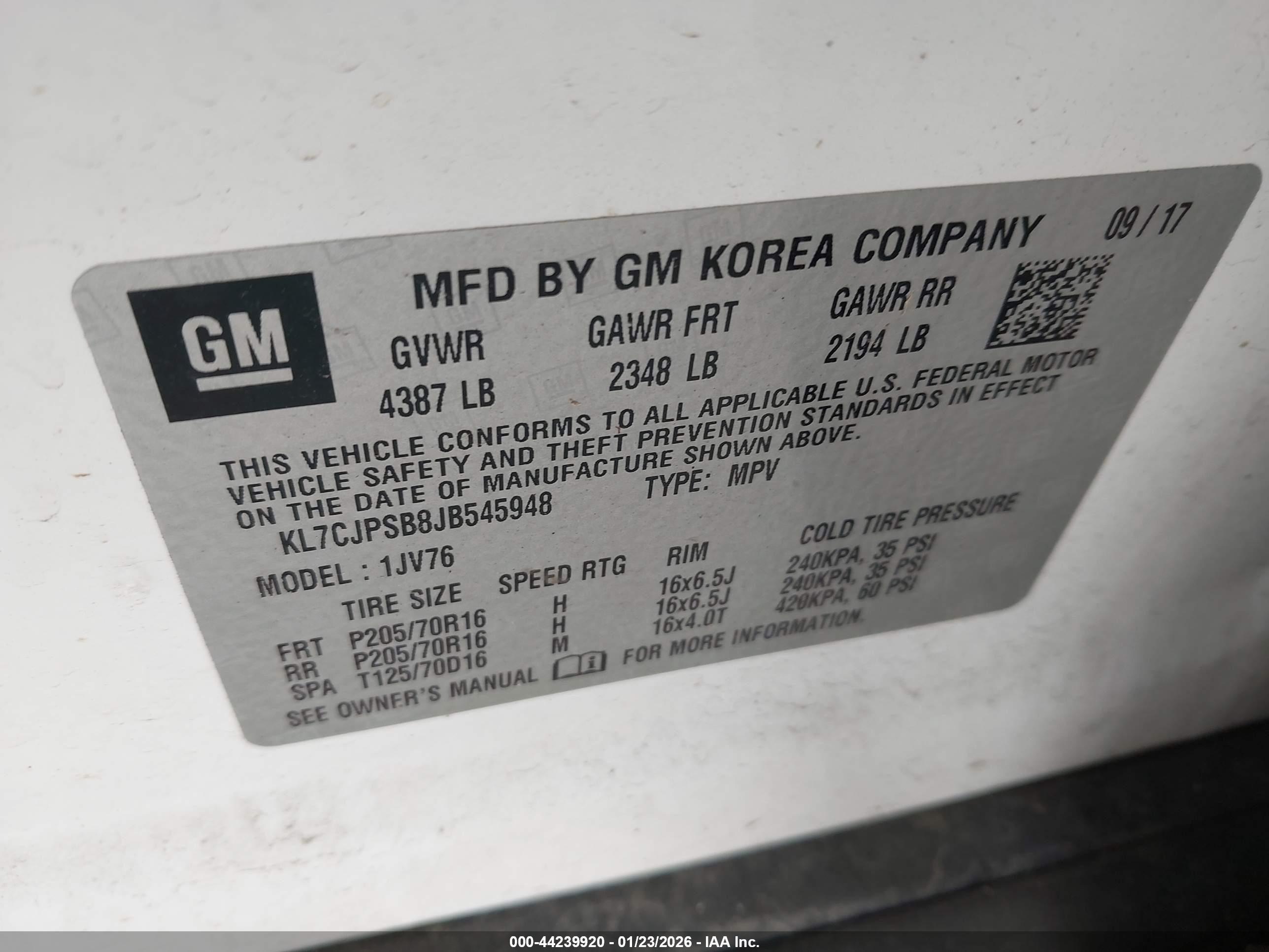 CHEVROLET TRAX image 9