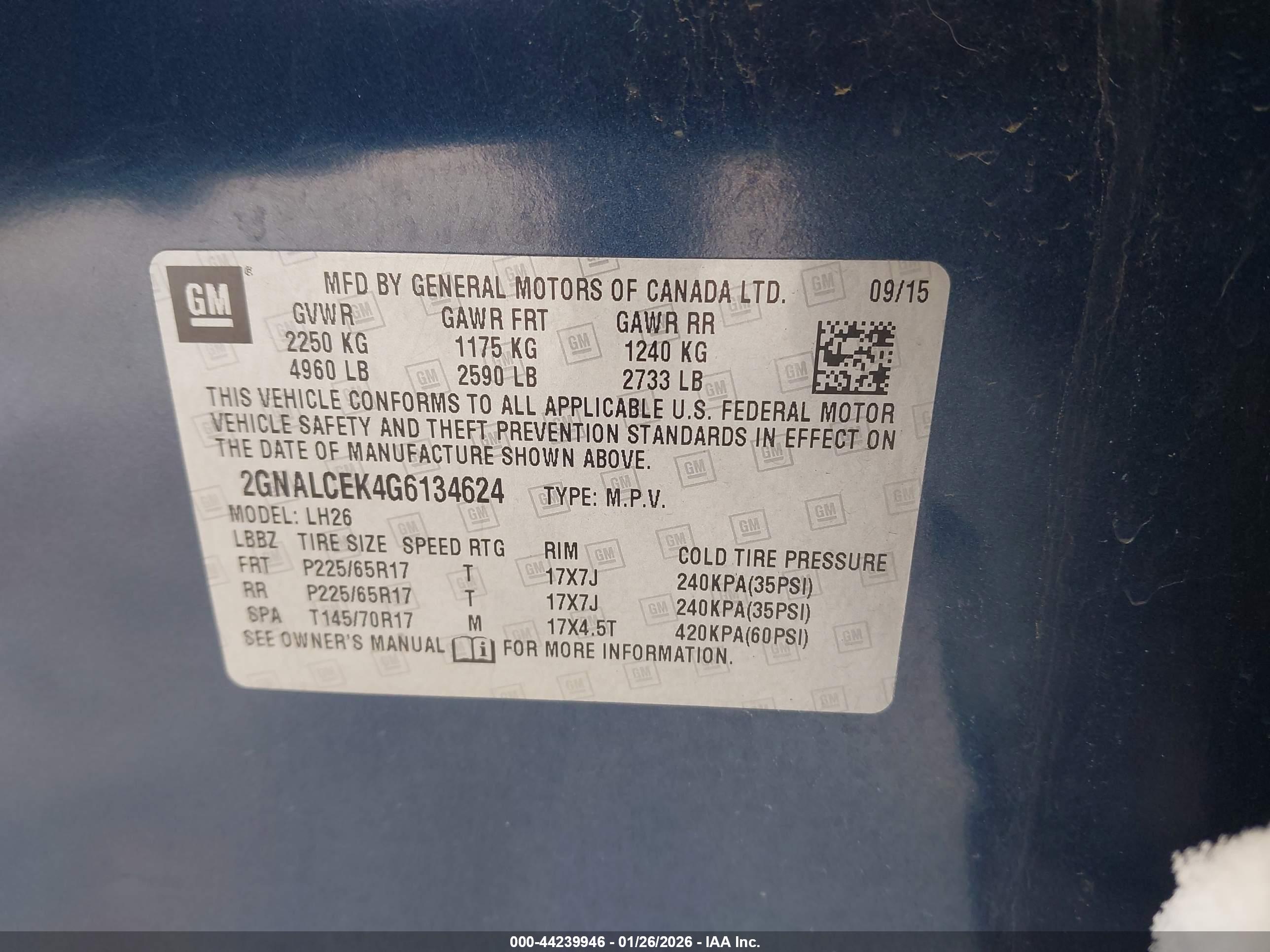 CHEVROLET EQUINOX image 9