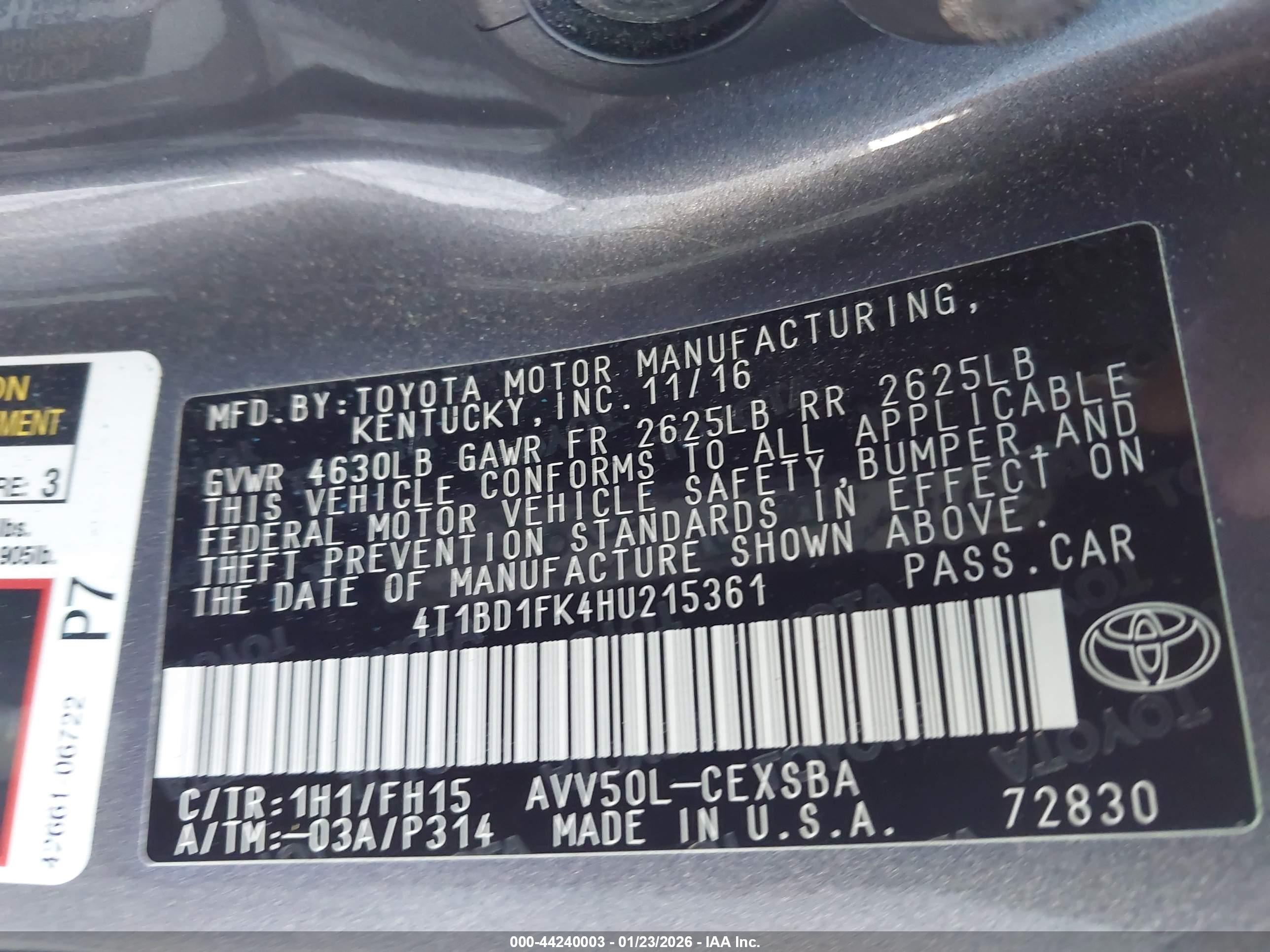 TOYOTA CAMRY image 9