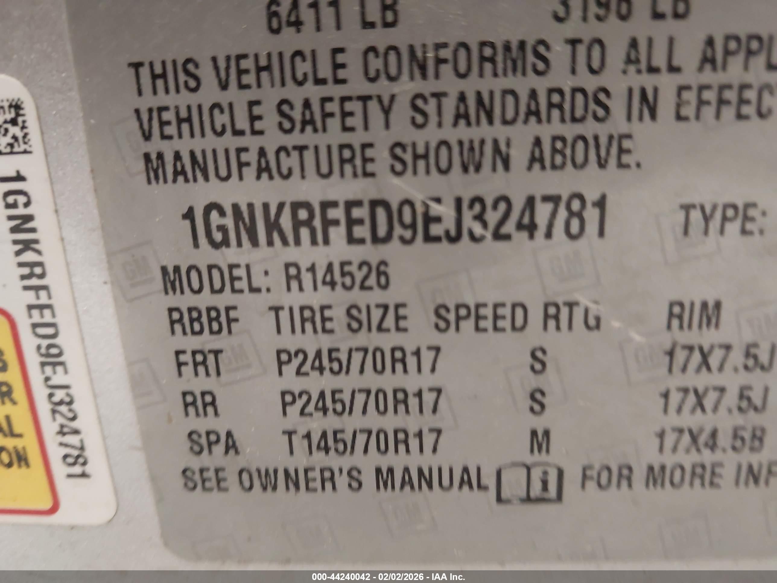 CHEVROLET TRAVERSE image 9