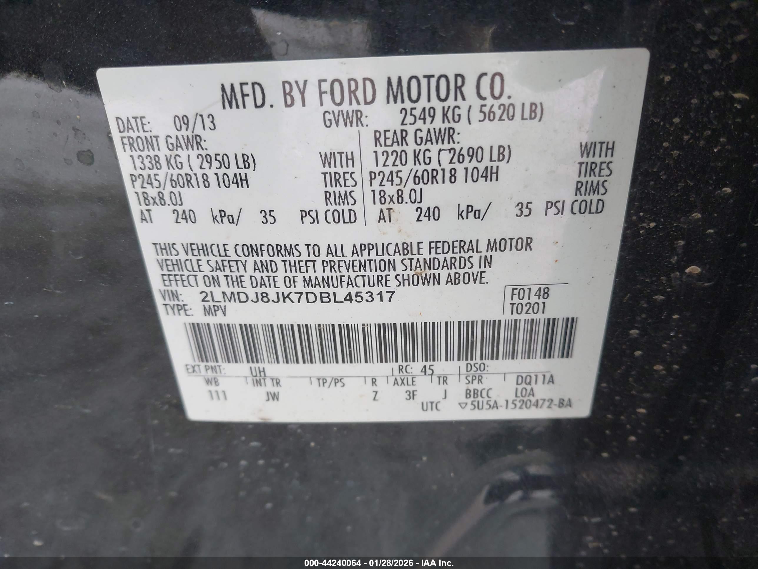 LINCOLN MKX image 9