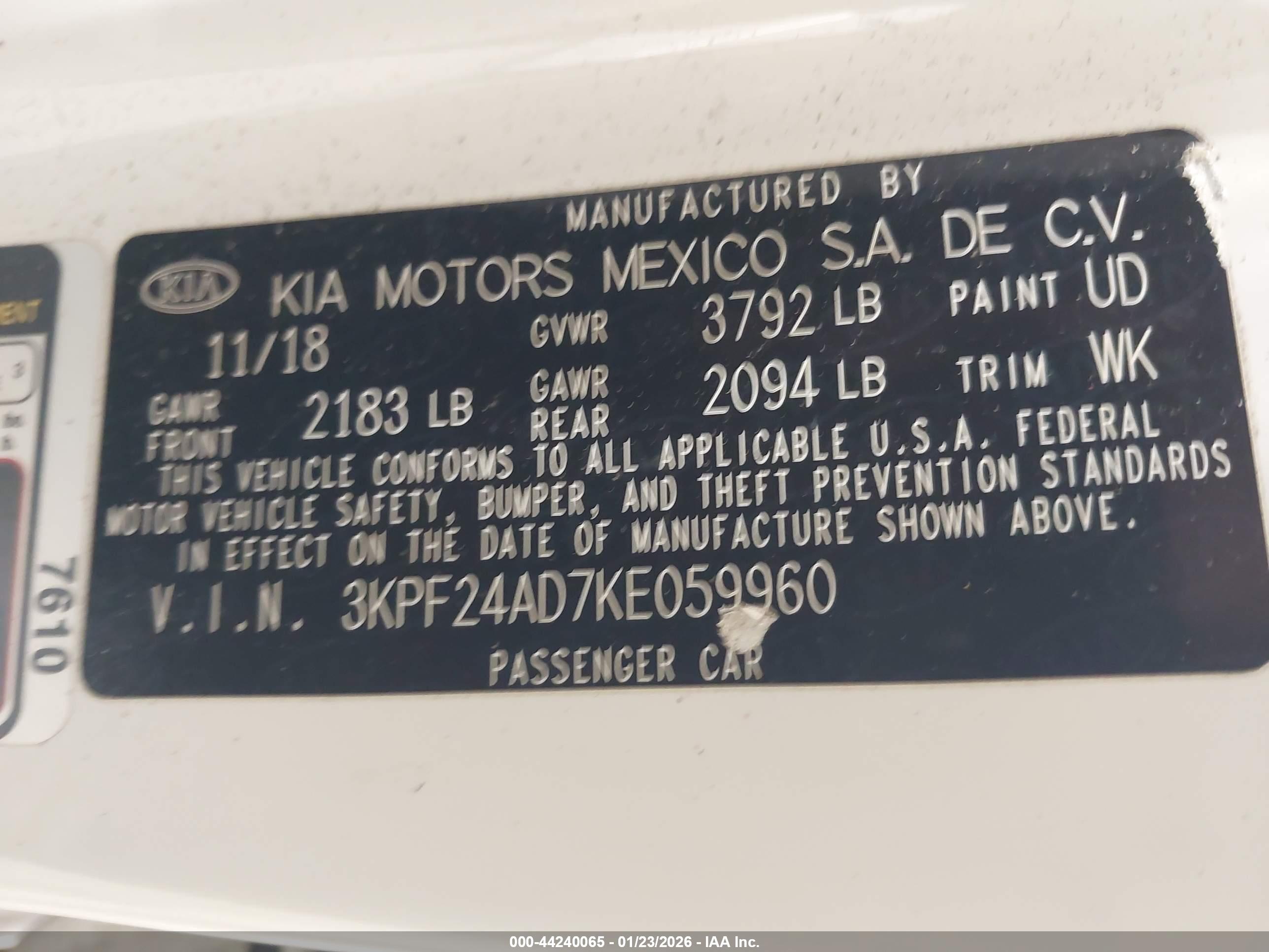 KIA FORTE image 9