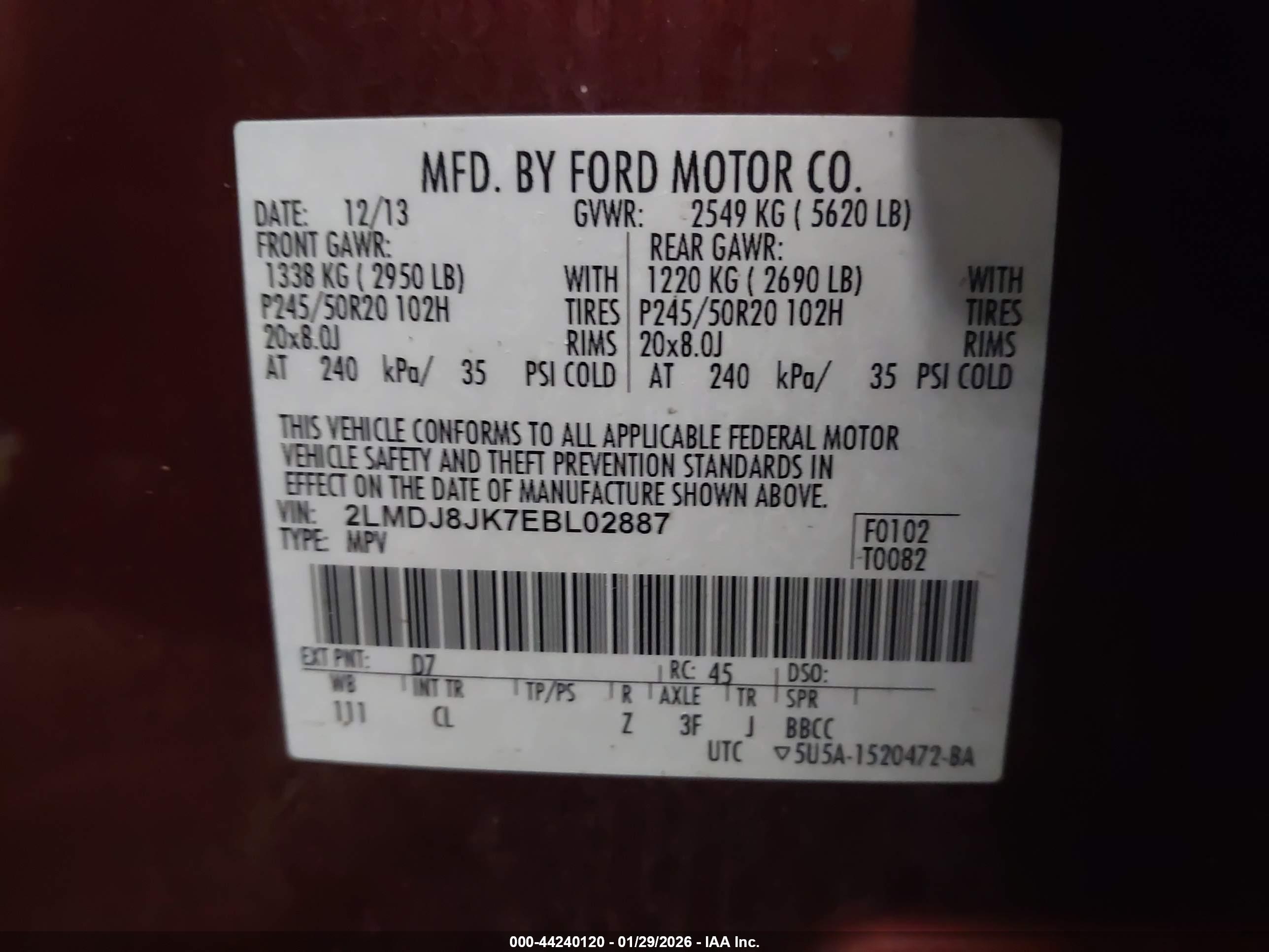 LINCOLN MKX image 9