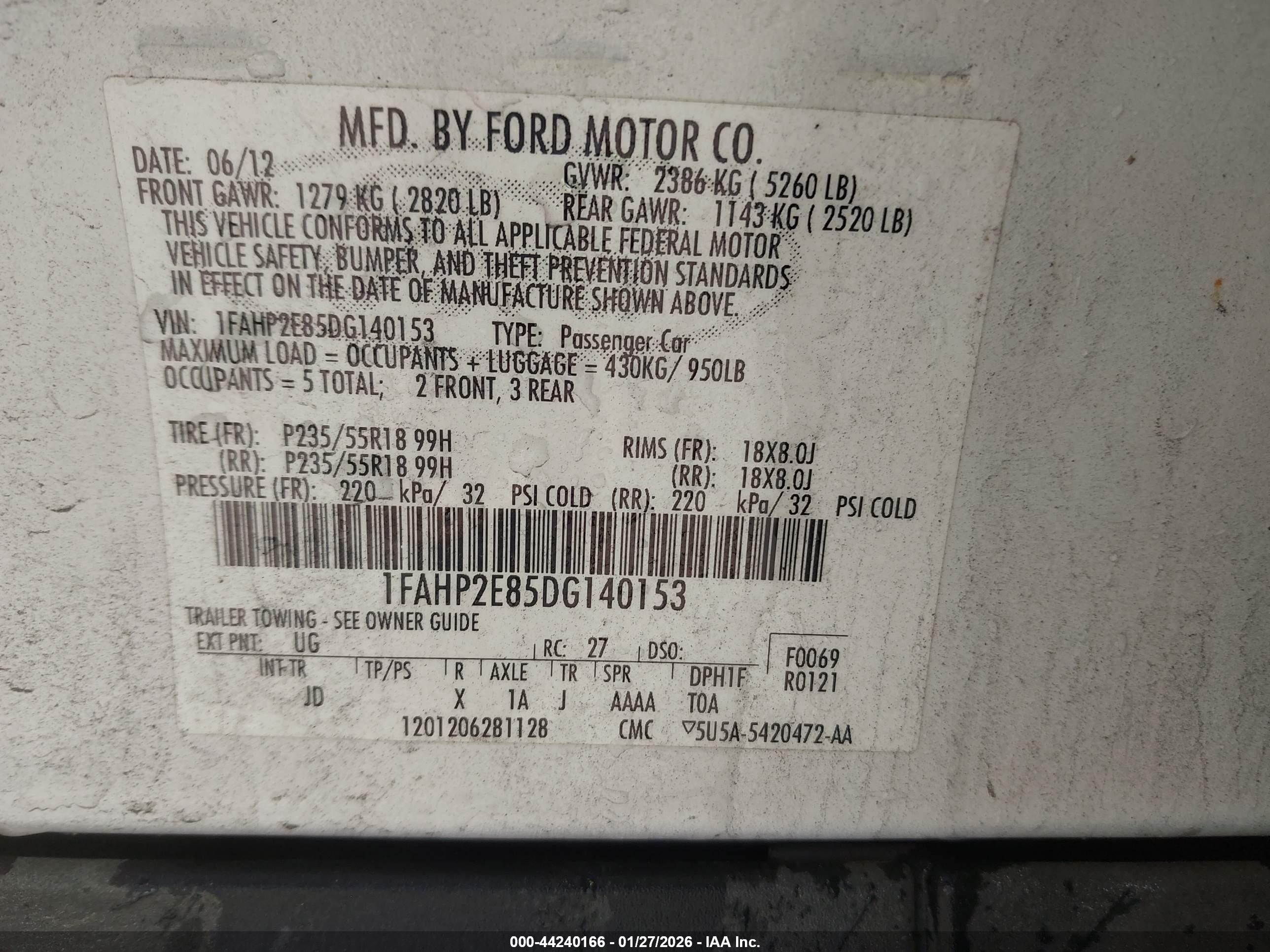 FORD TAURUS image 9