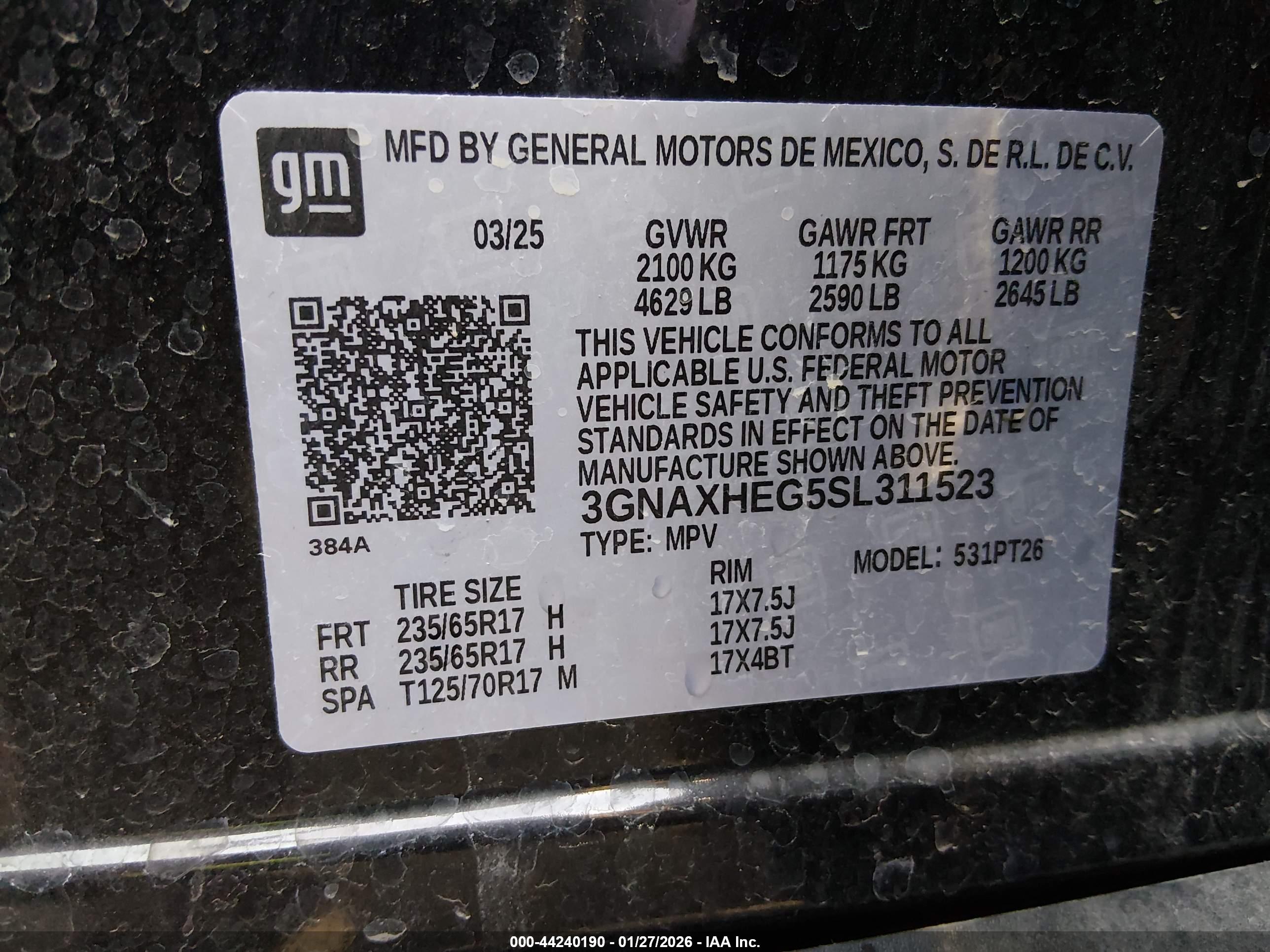 CHEVROLET EQUINOX image 9
