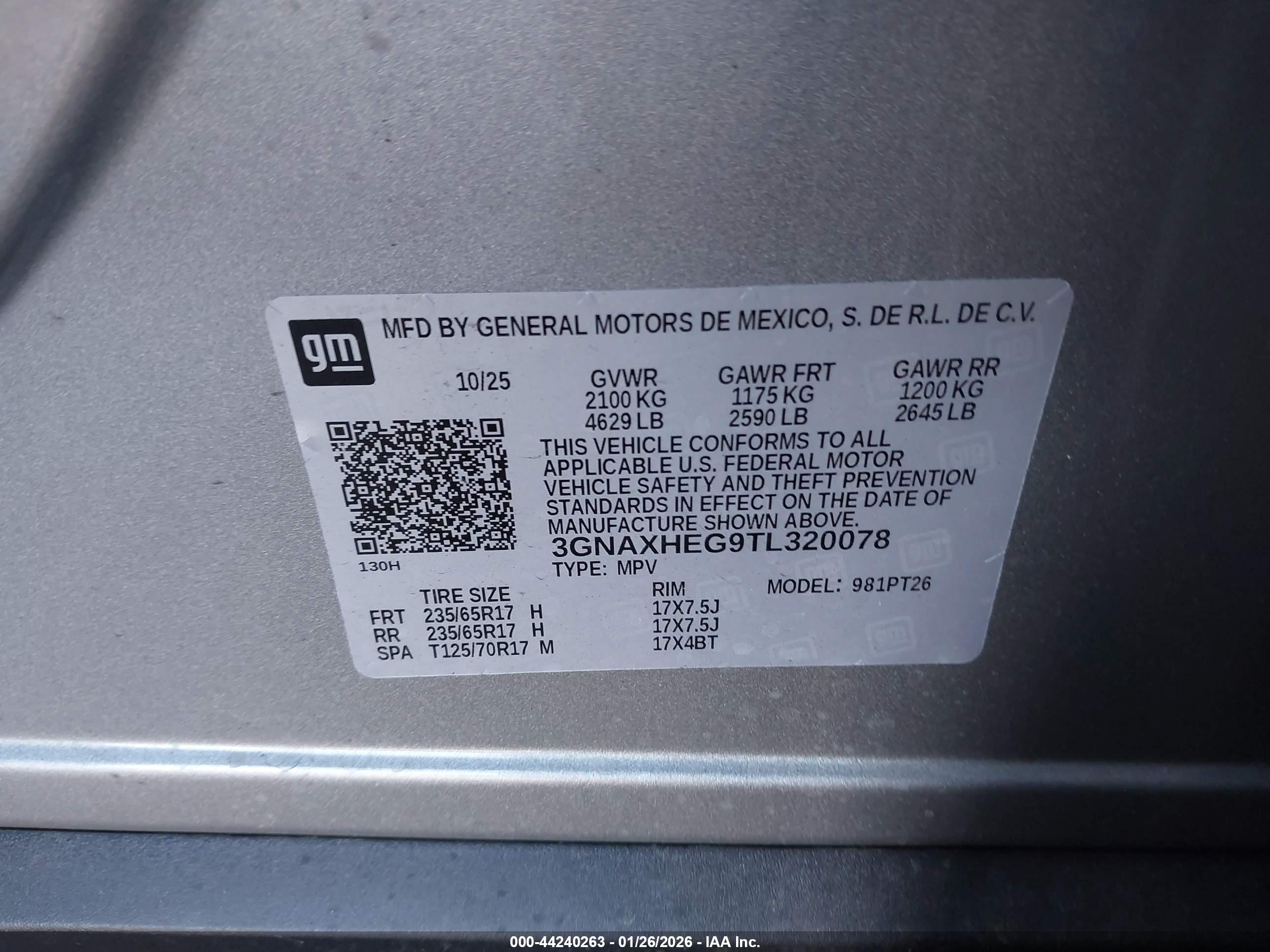 CHEVROLET EQUINOX image 9