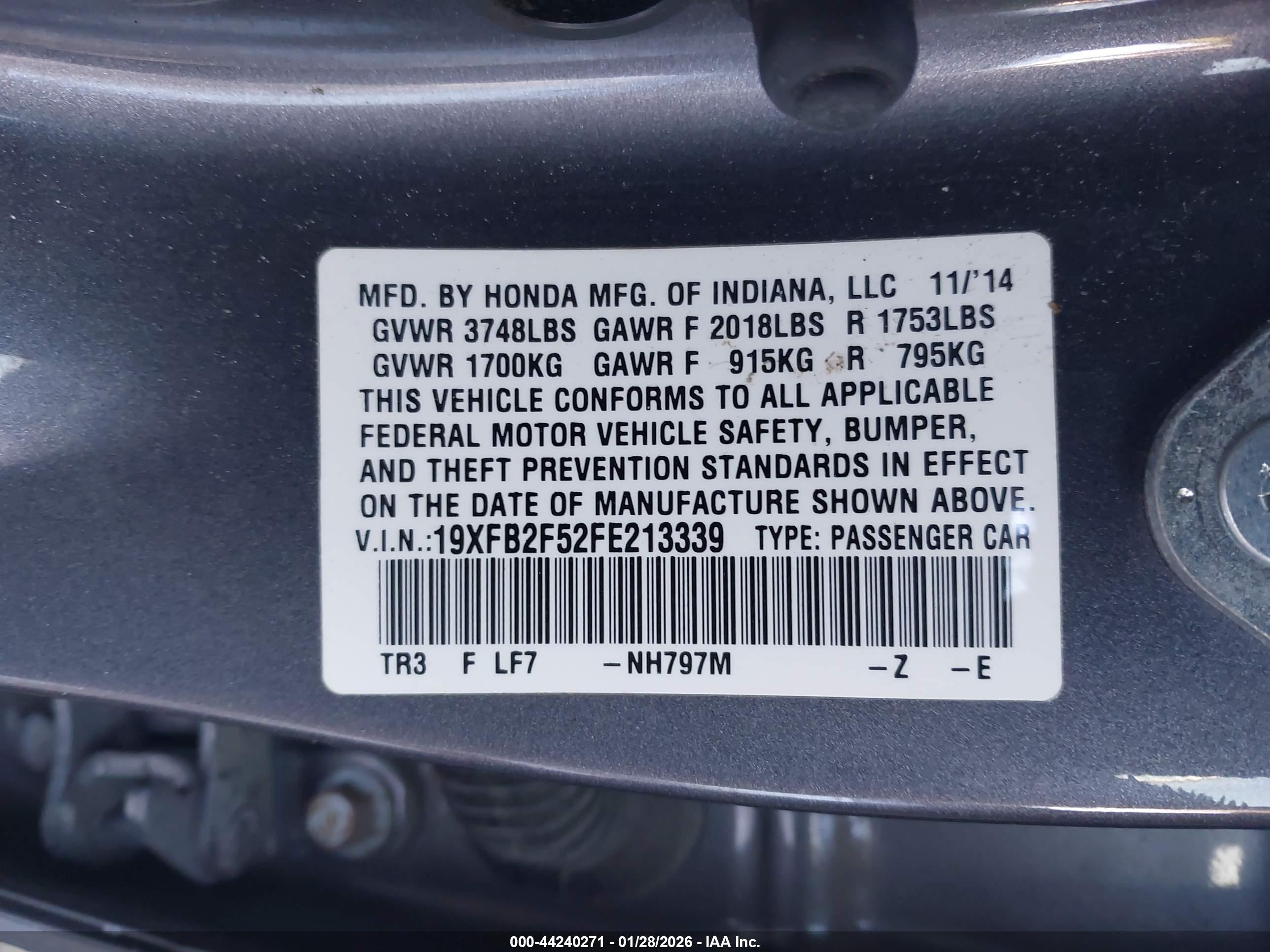 HONDA CIVIC image 9