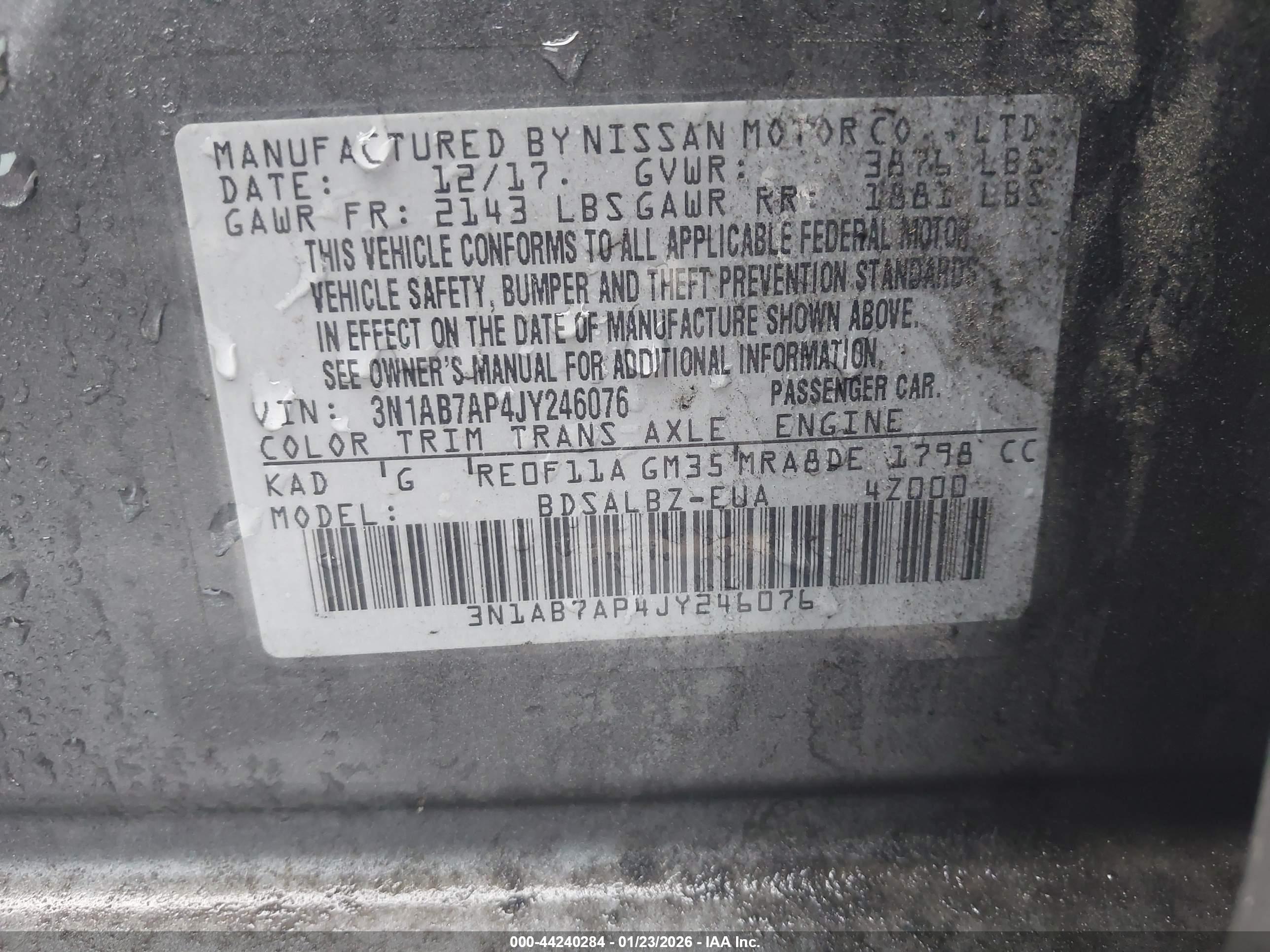 NISSAN SENTRA image 9