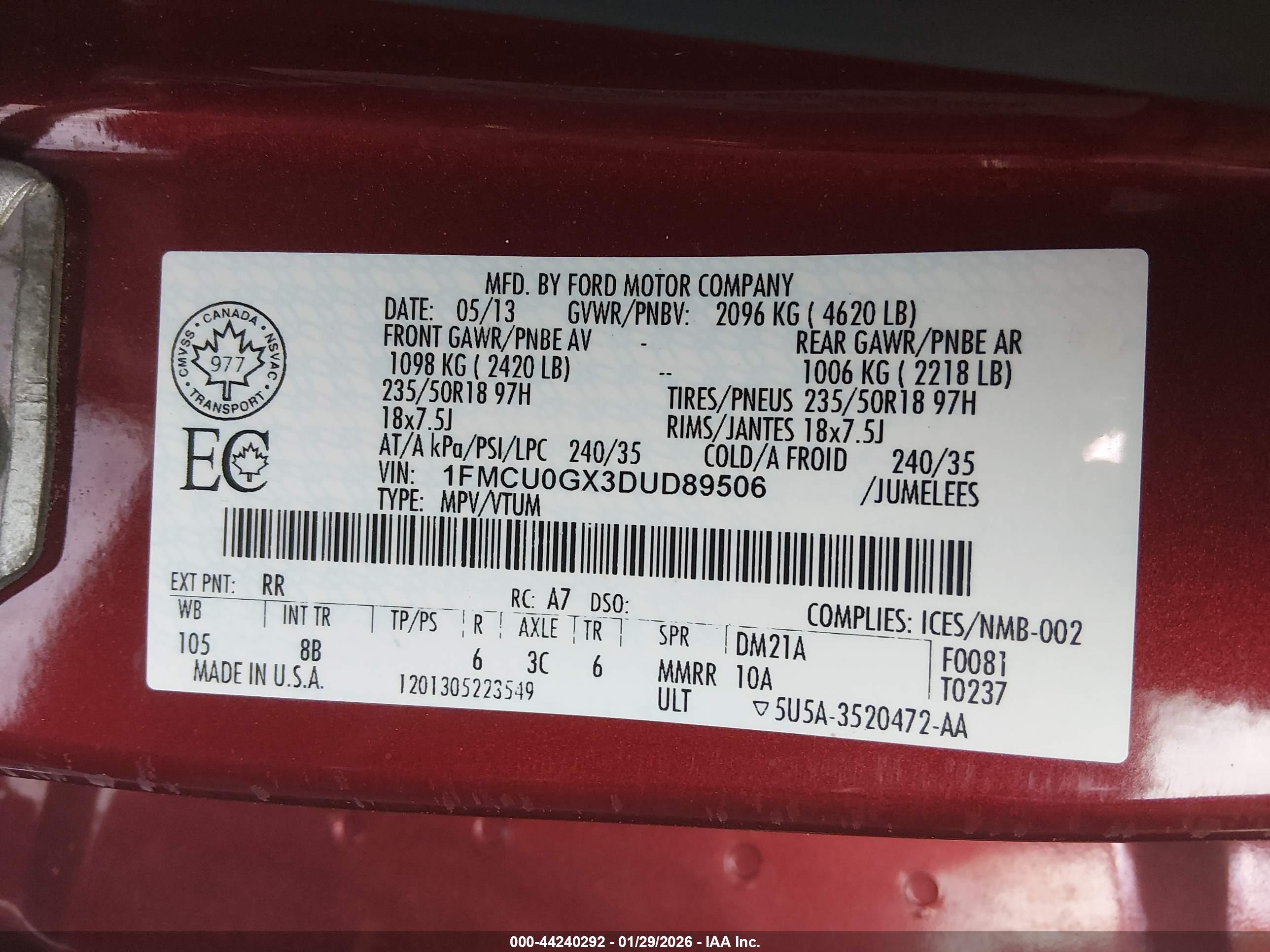 FORD ESCAPE image 9