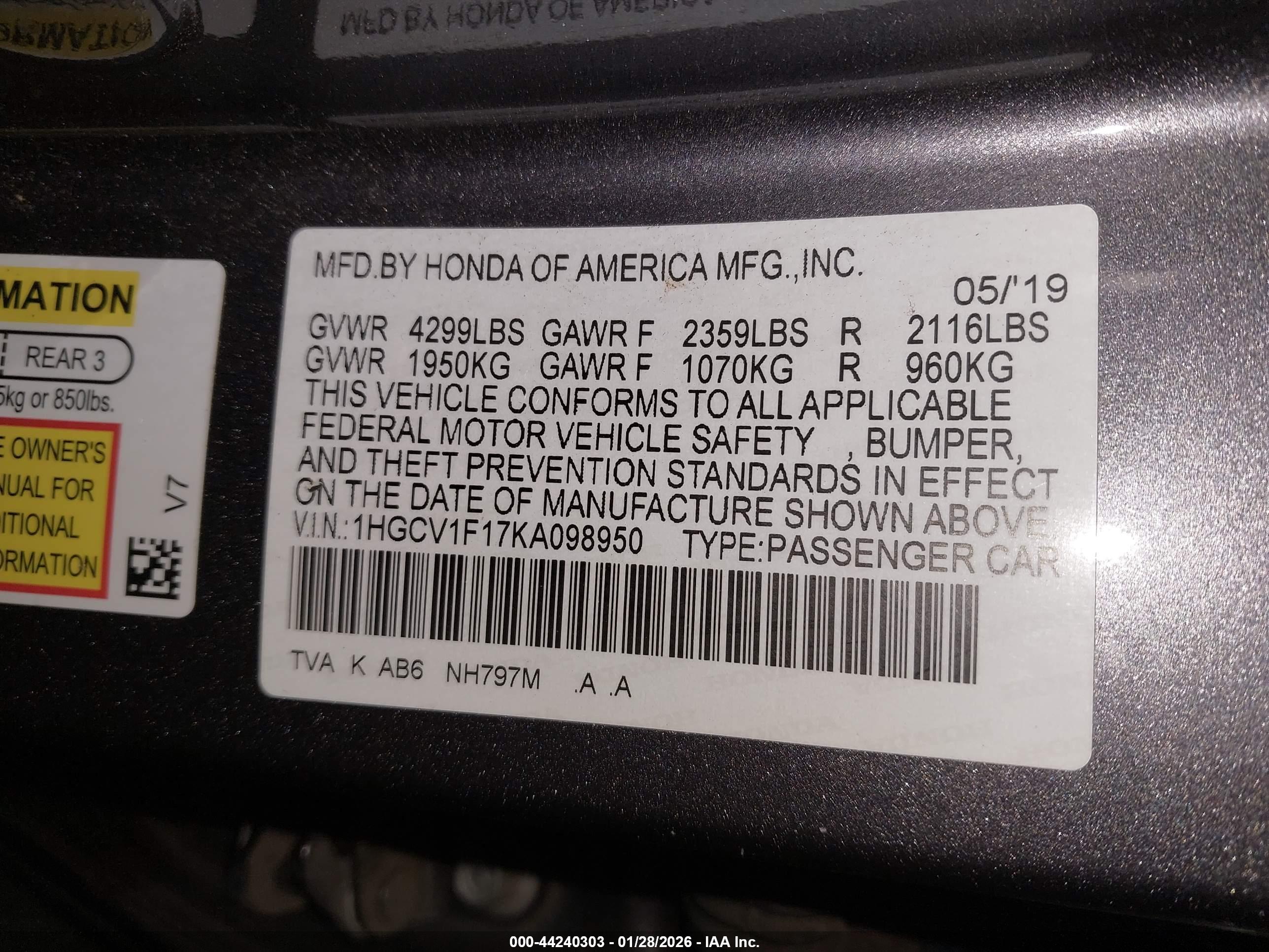 HONDA ACCORD image 9