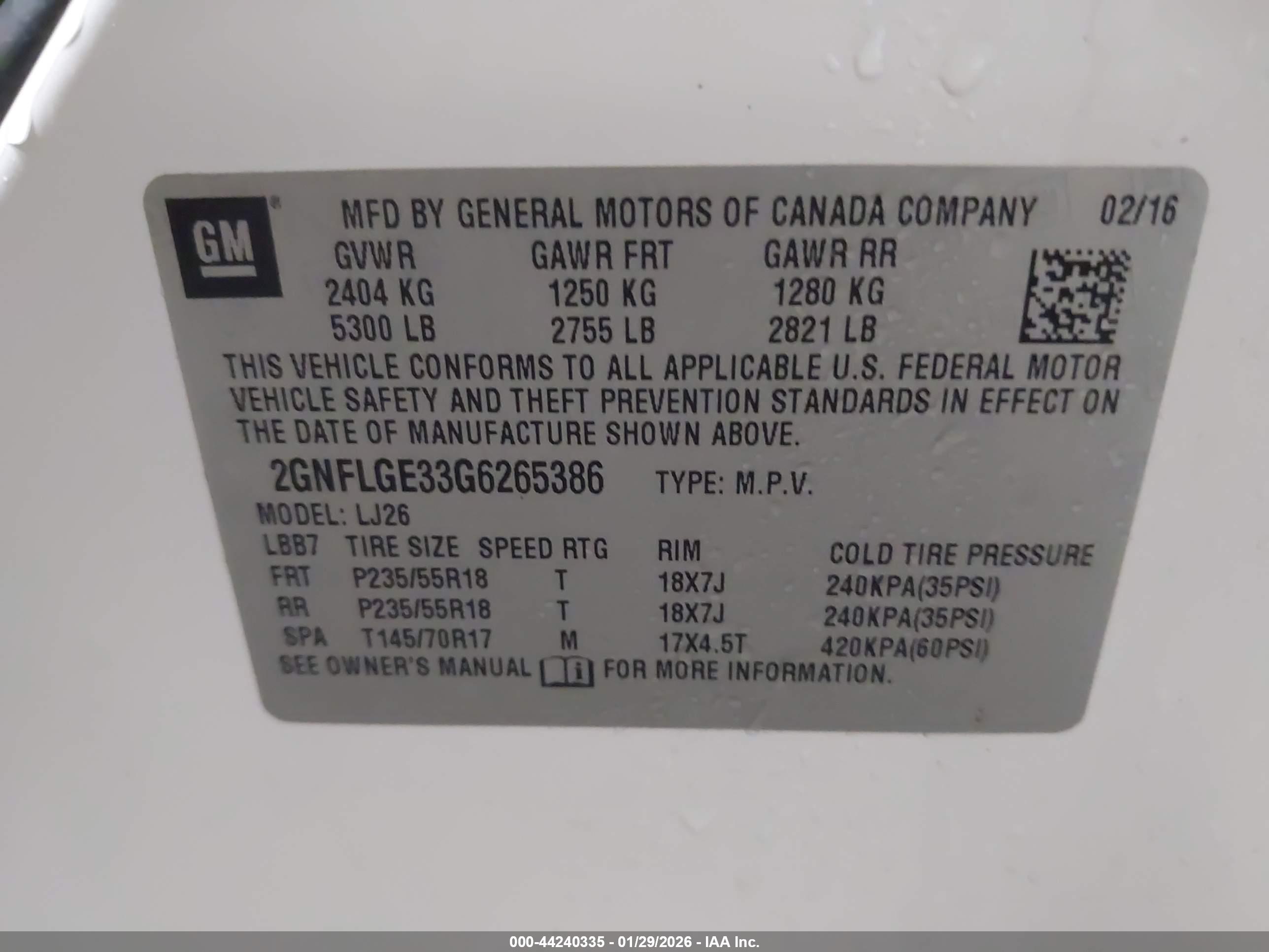 CHEVROLET EQUINOX image 9