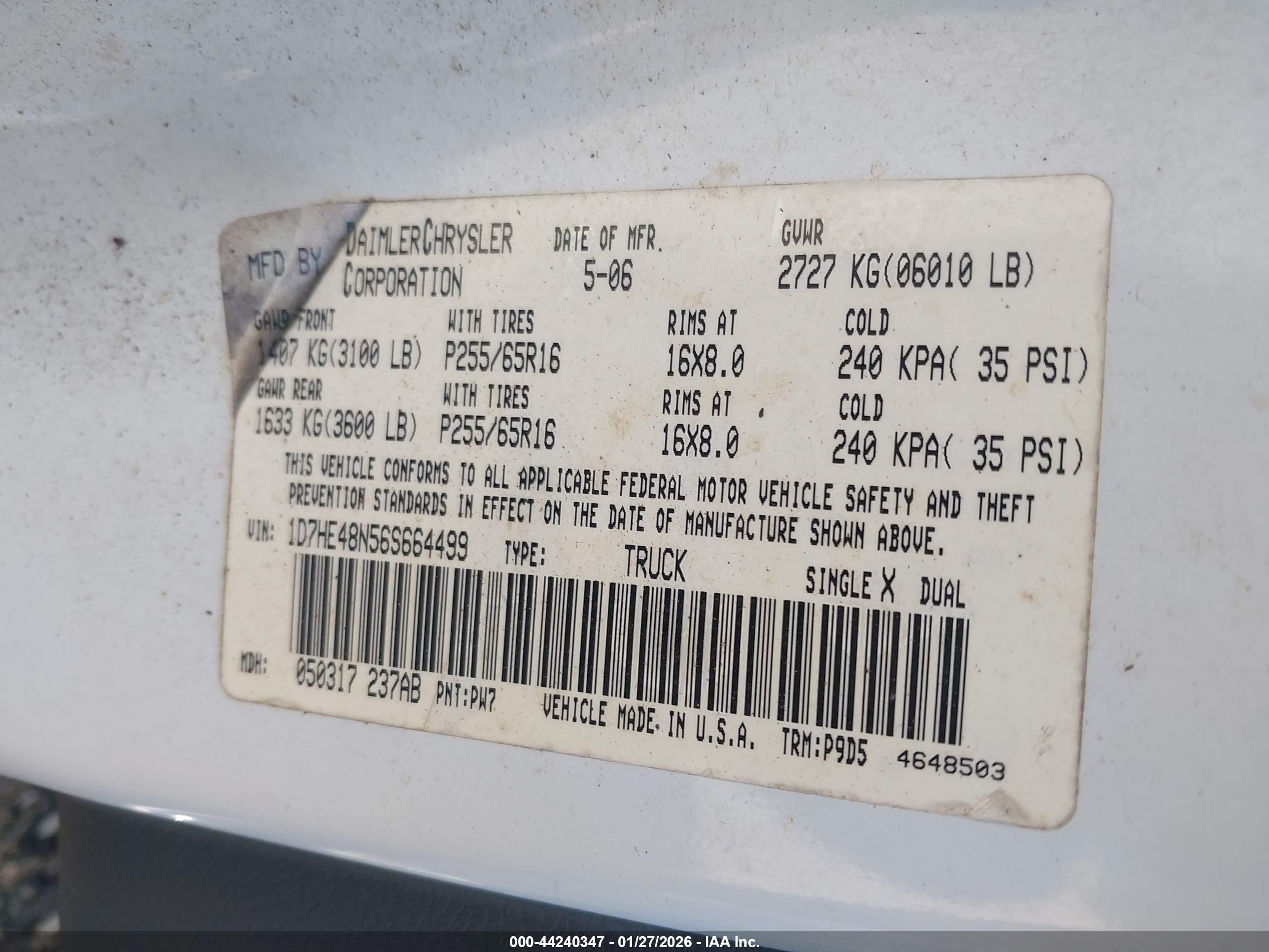 DODGE DAKOTA image 9