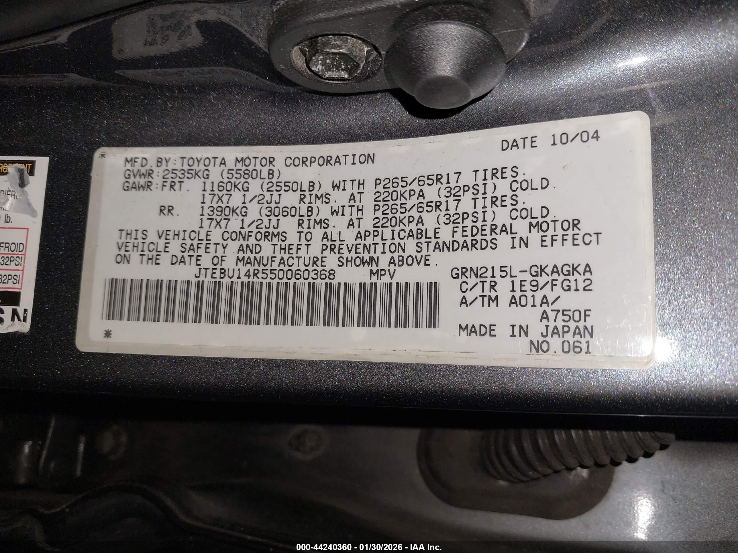 TOYOTA 4RUNNER image 9