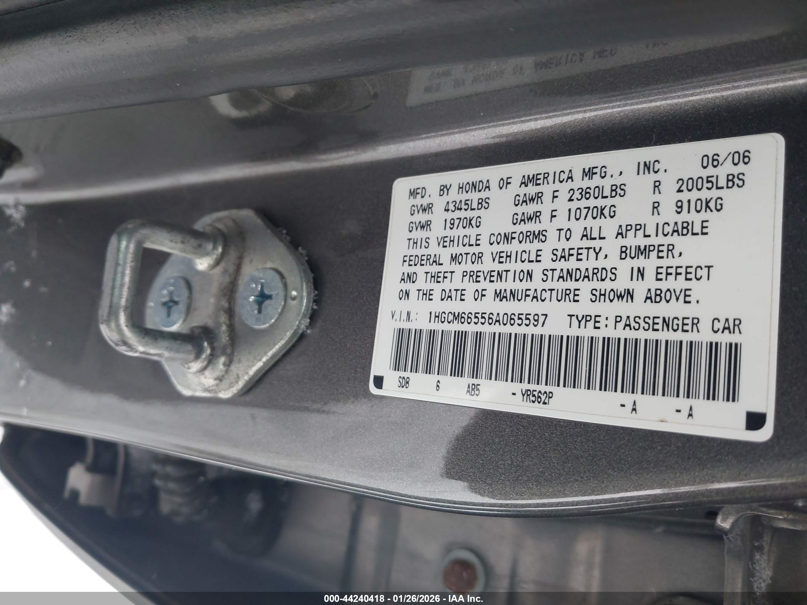 HONDA ACCORD image 9
