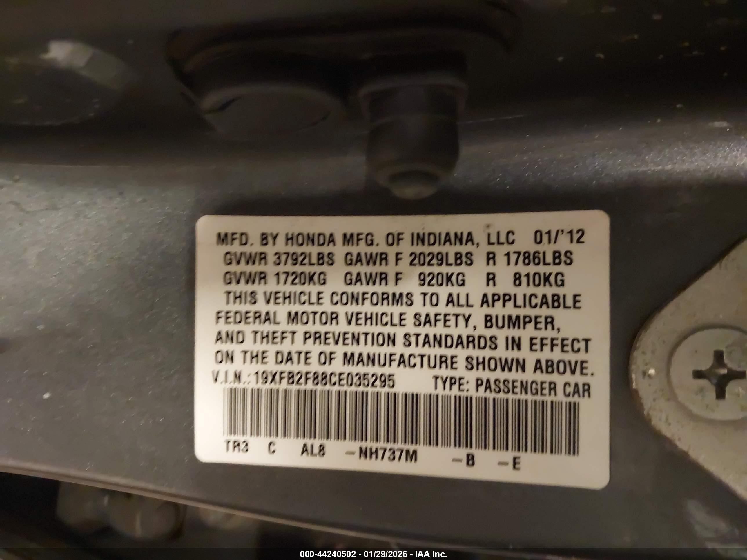 HONDA CIVIC image 9