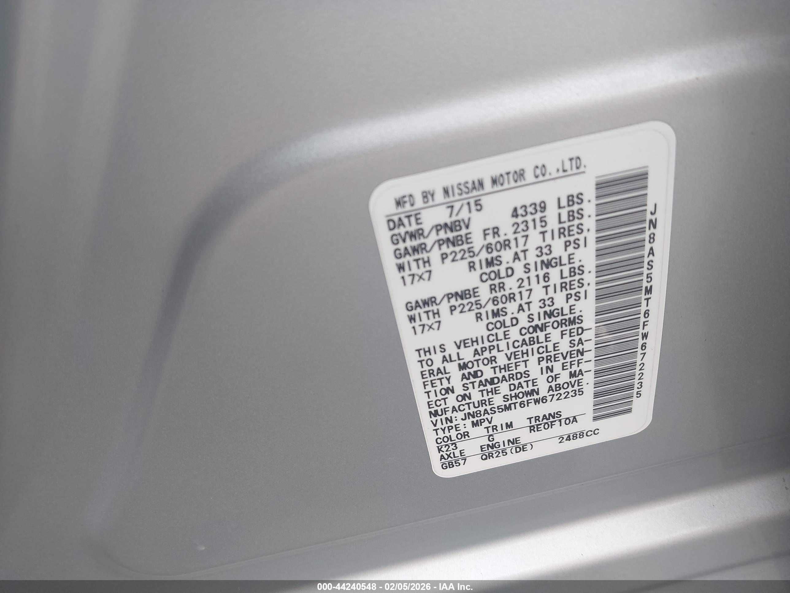 NISSAN ROGUE image 9