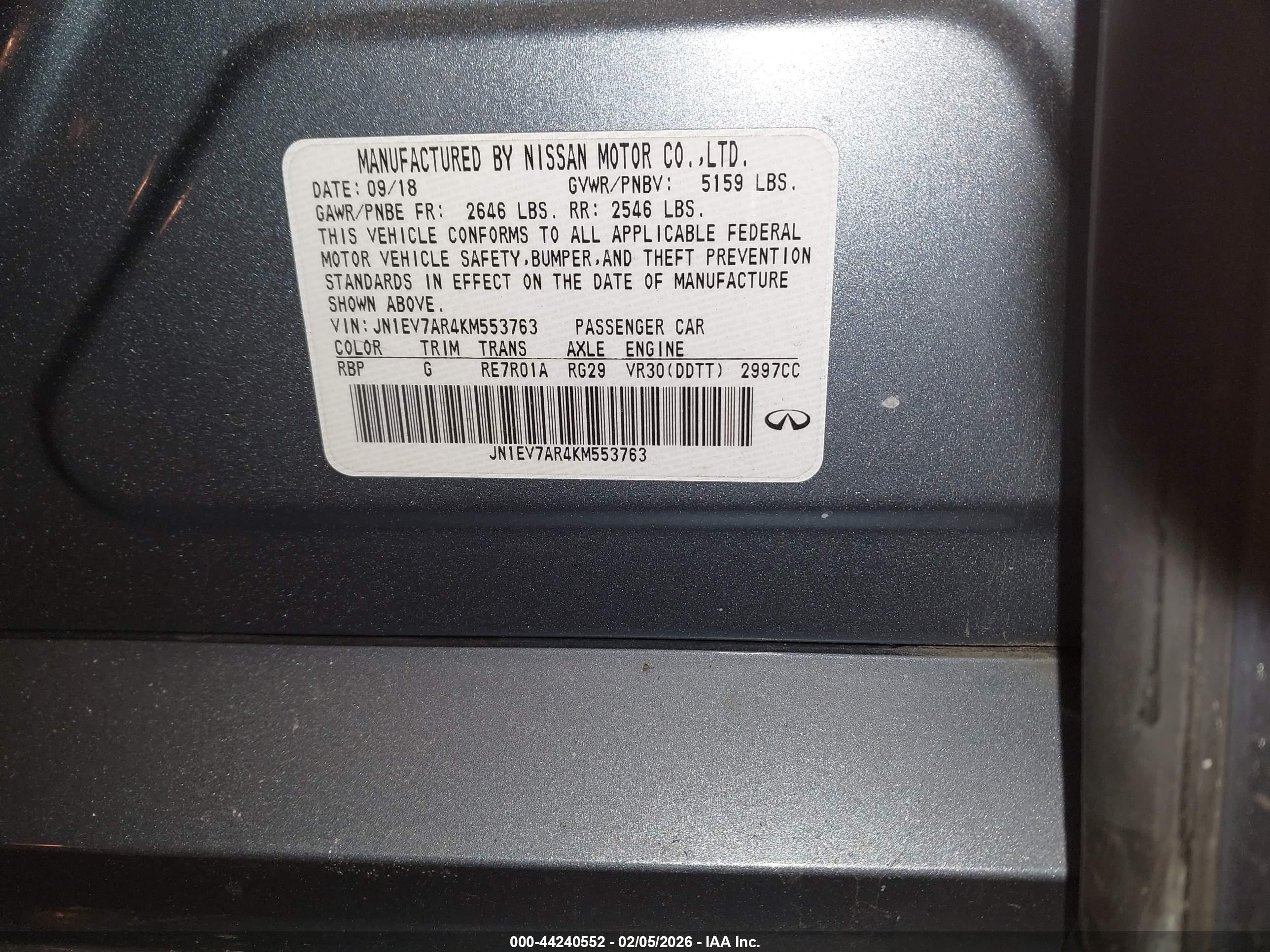 INFINITI Q50 image 9