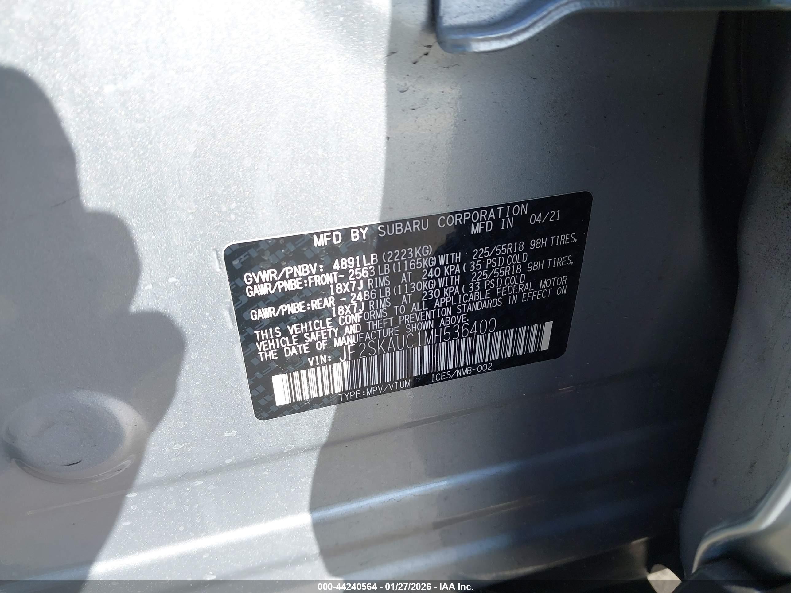 SUBARU FORESTER image 9