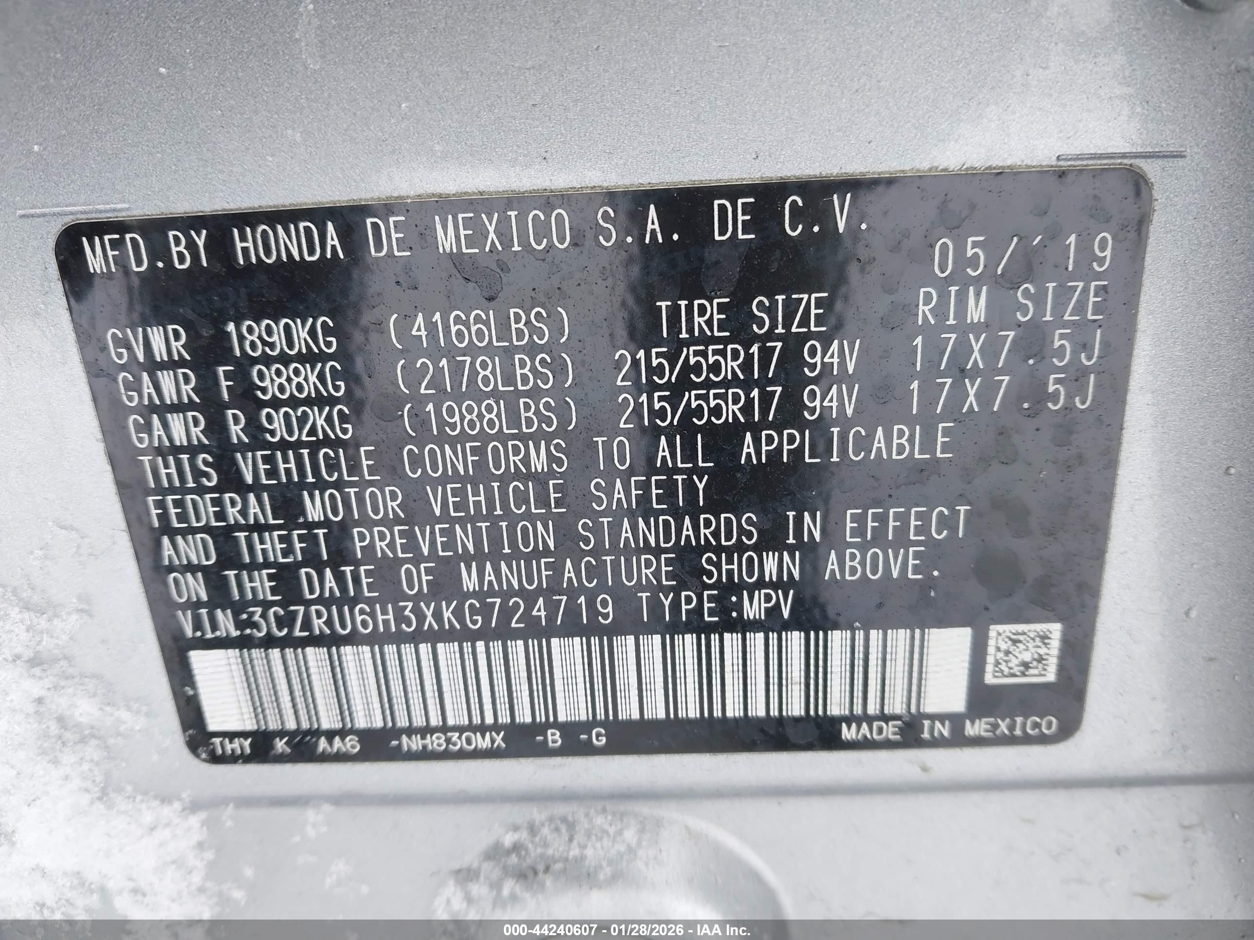 HONDA HR-V image 9