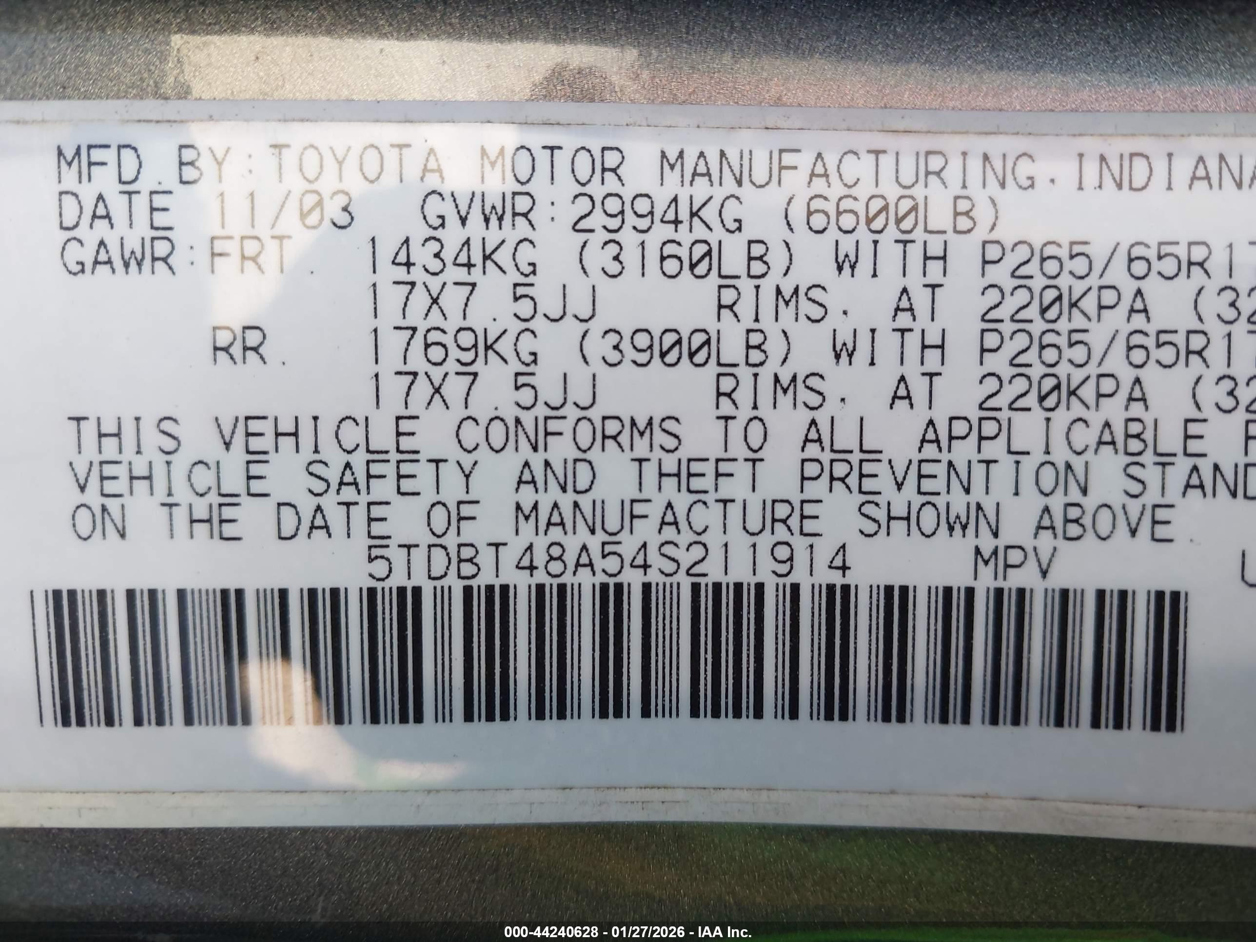 TOYOTA SEQUOIA image 9