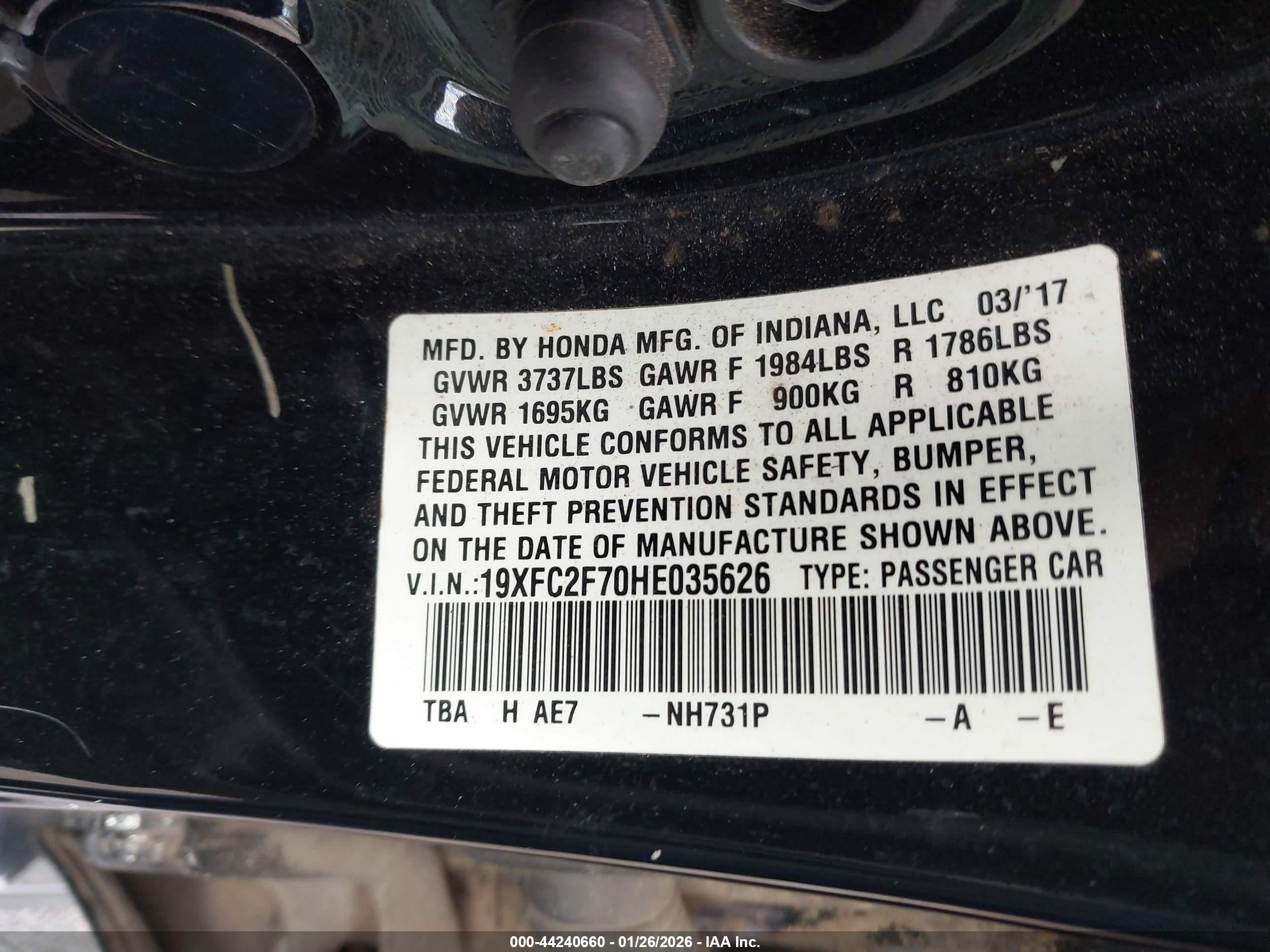 HONDA CIVIC image 9