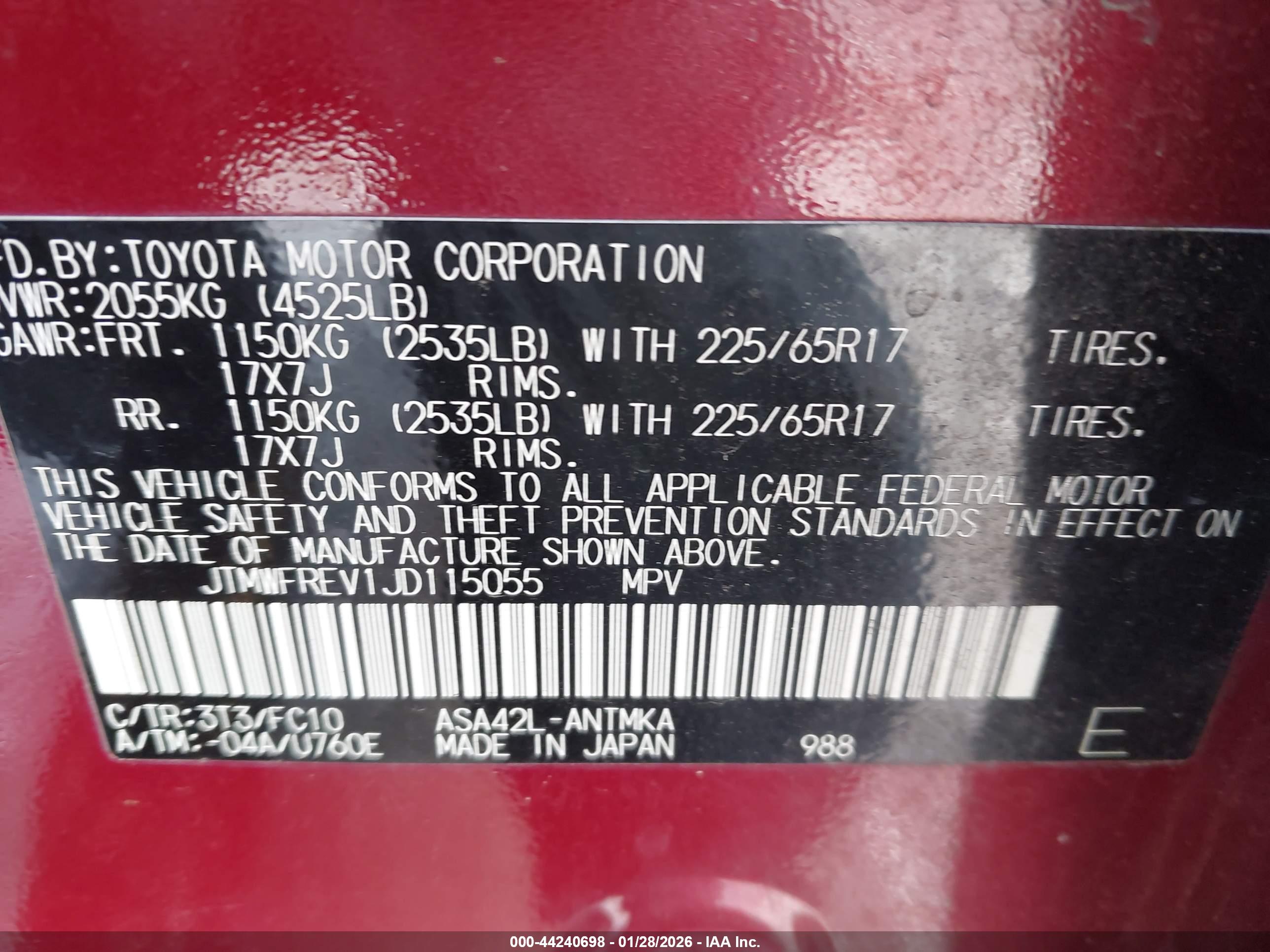 TOYOTA RAV4 image 9