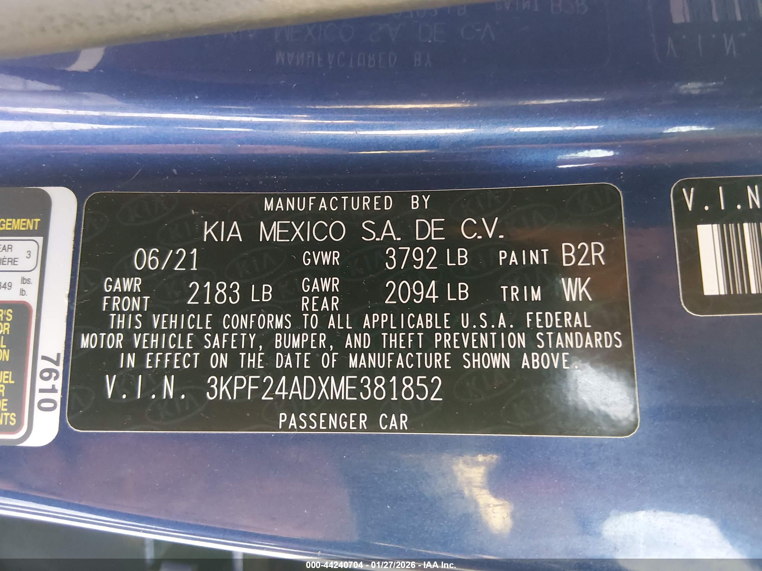 KIA FORTE image 9