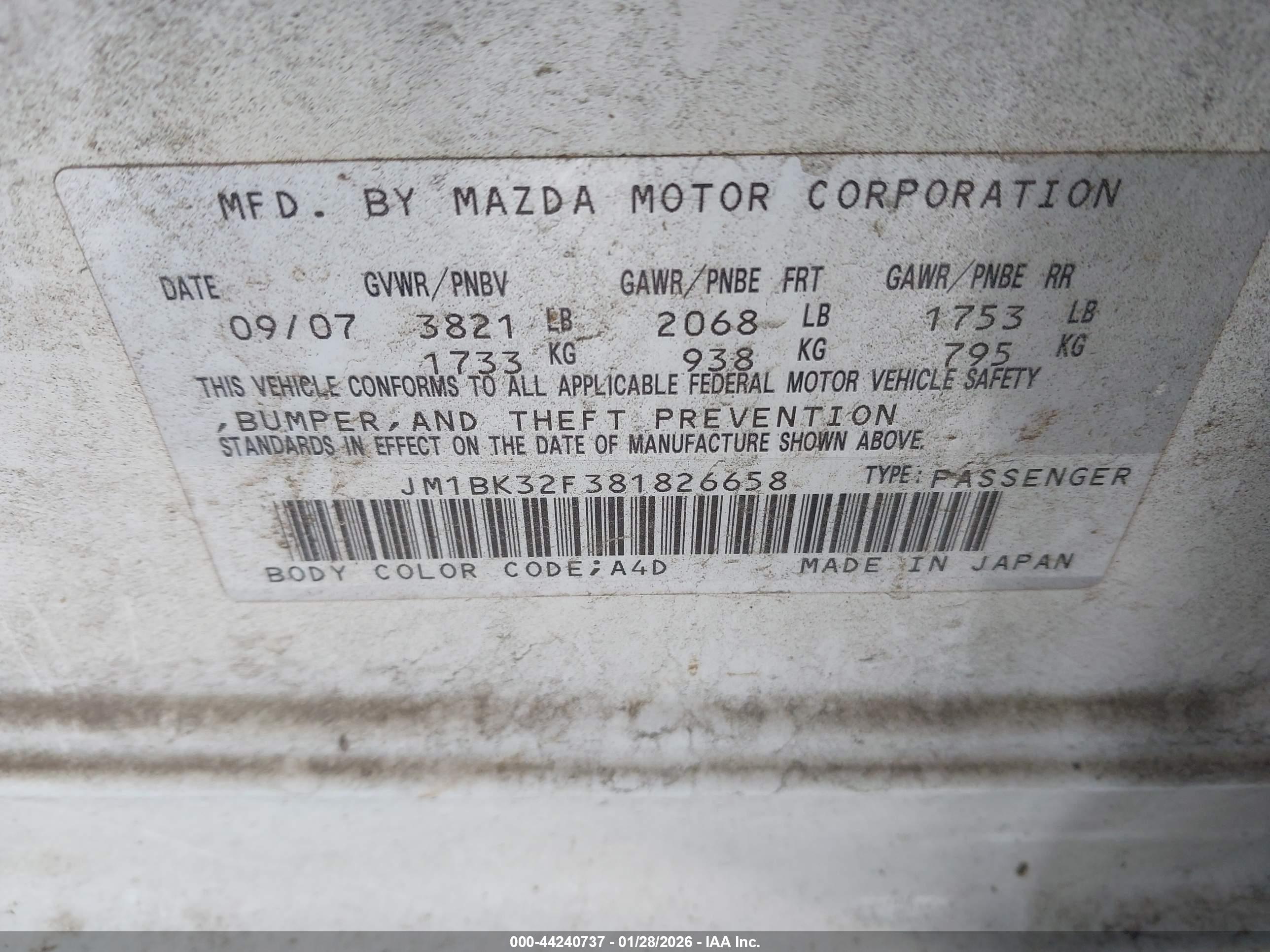 MAZDA MAZDA3 image 9