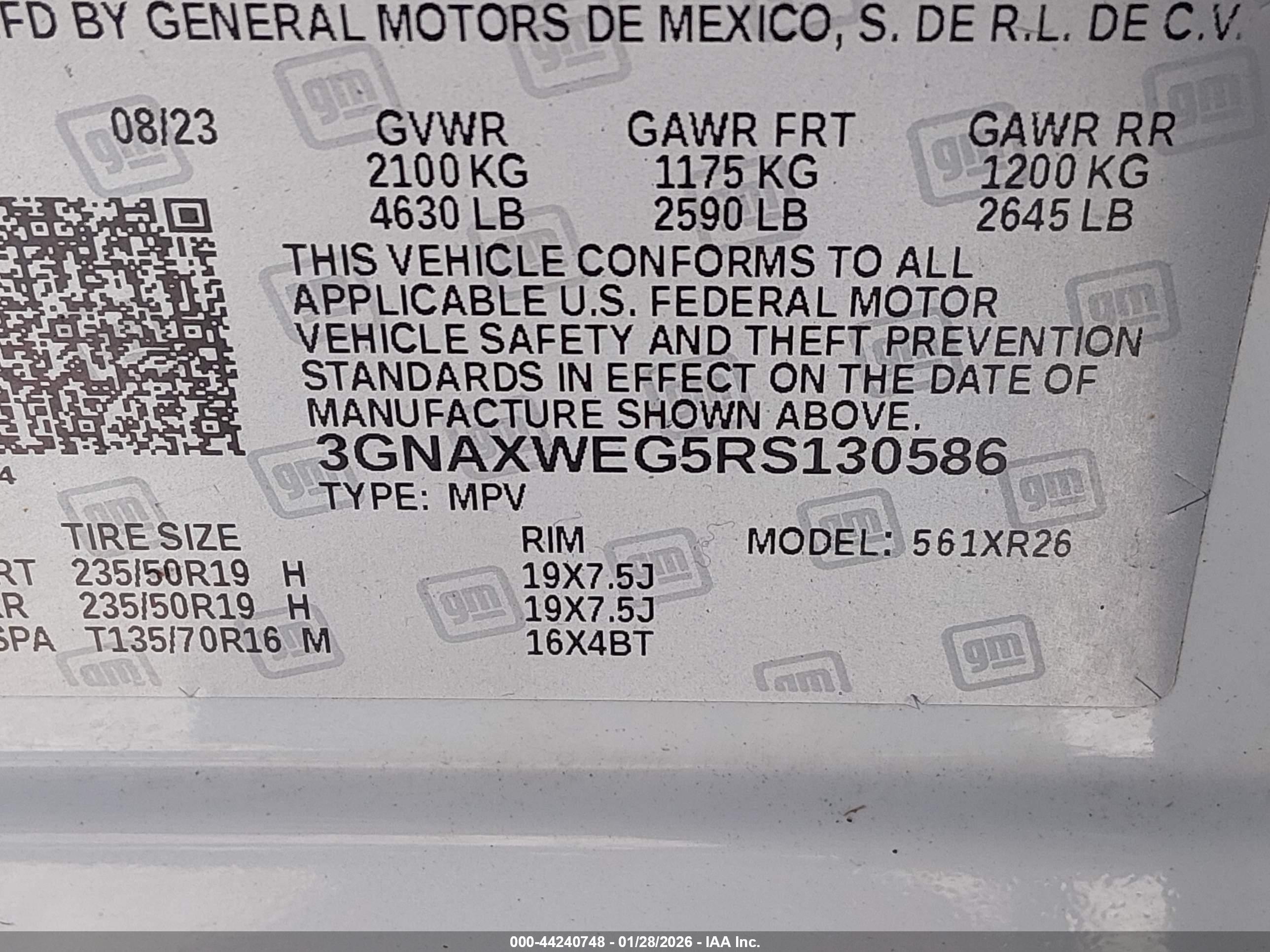 CHEVROLET EQUINOX image 9