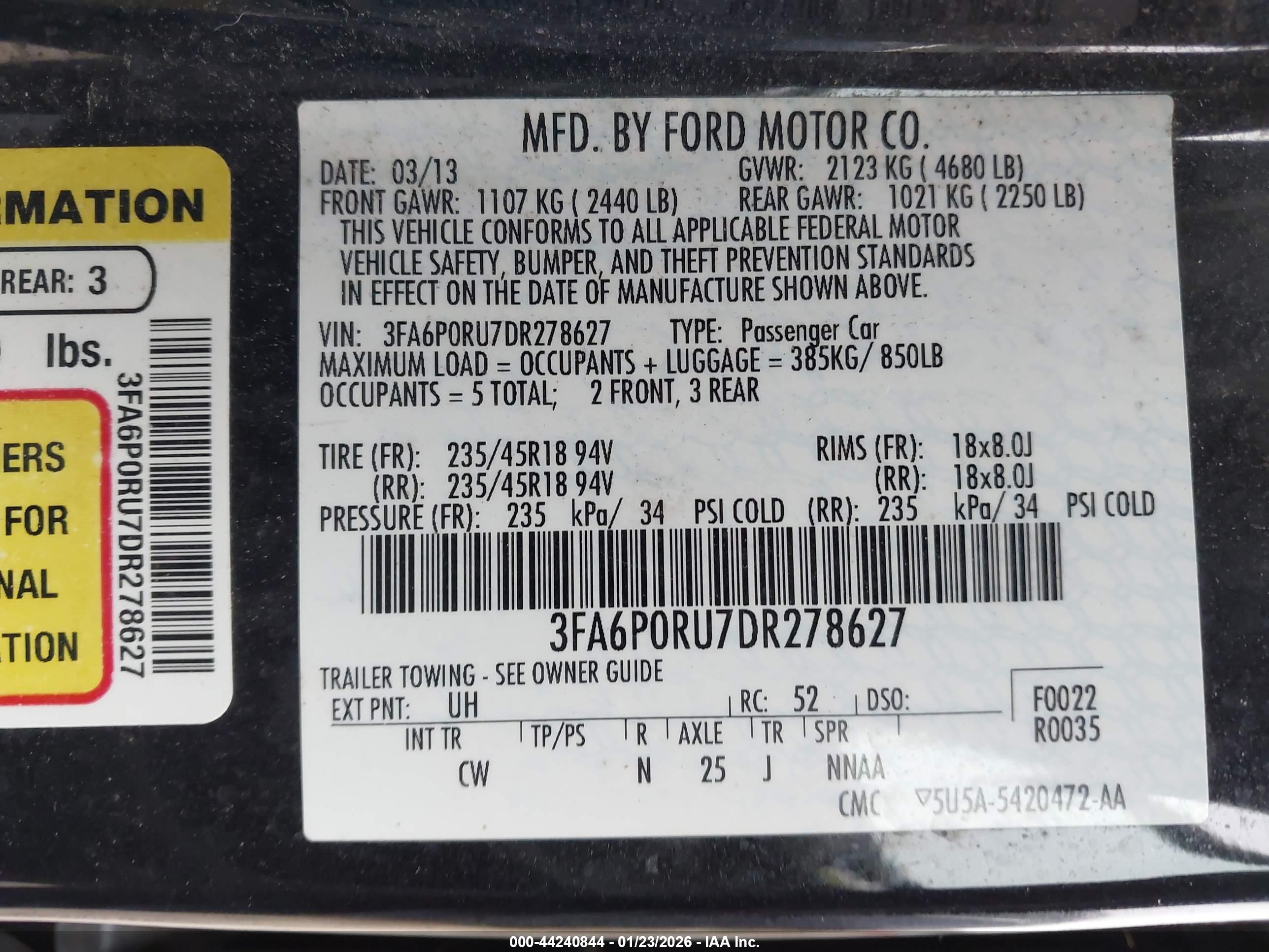 FORD FUSION image 9