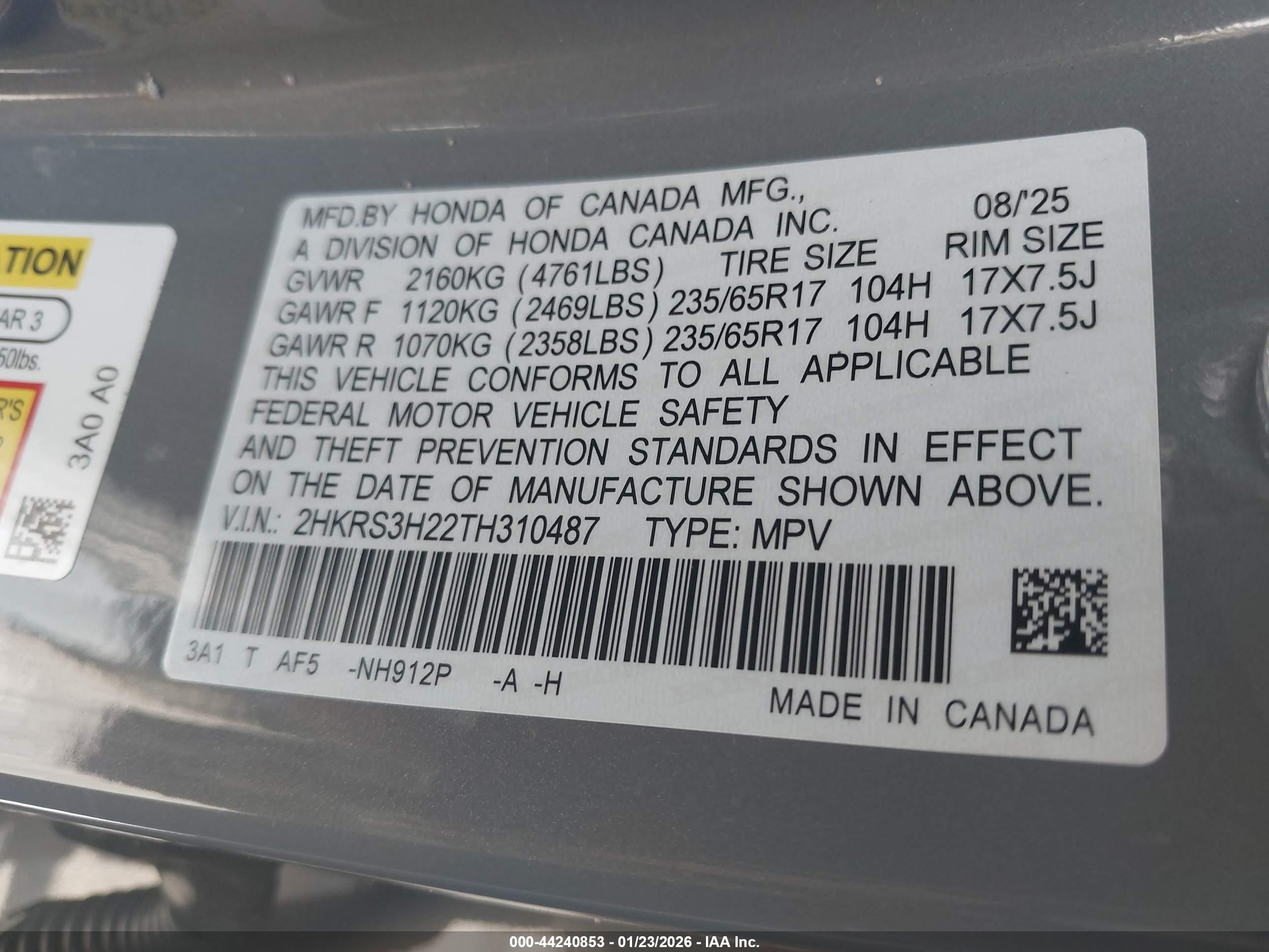 HONDA CR-V image 9