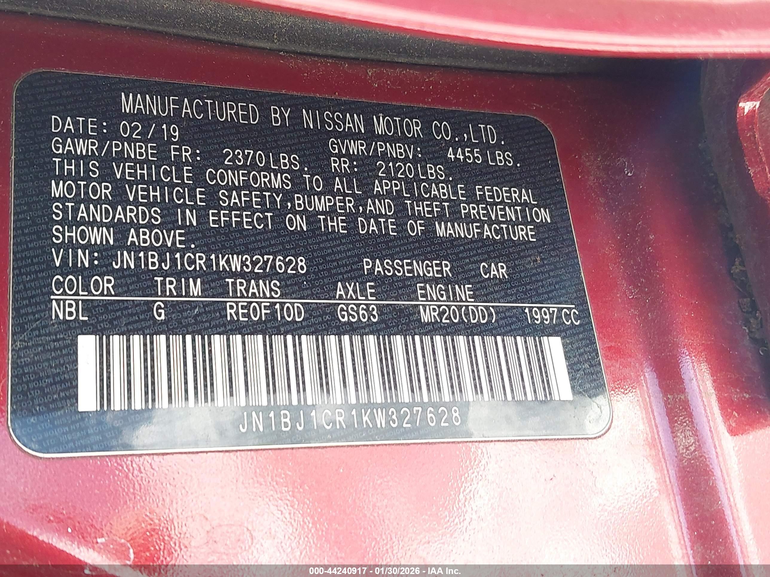 NISSAN ROGUE image 9
