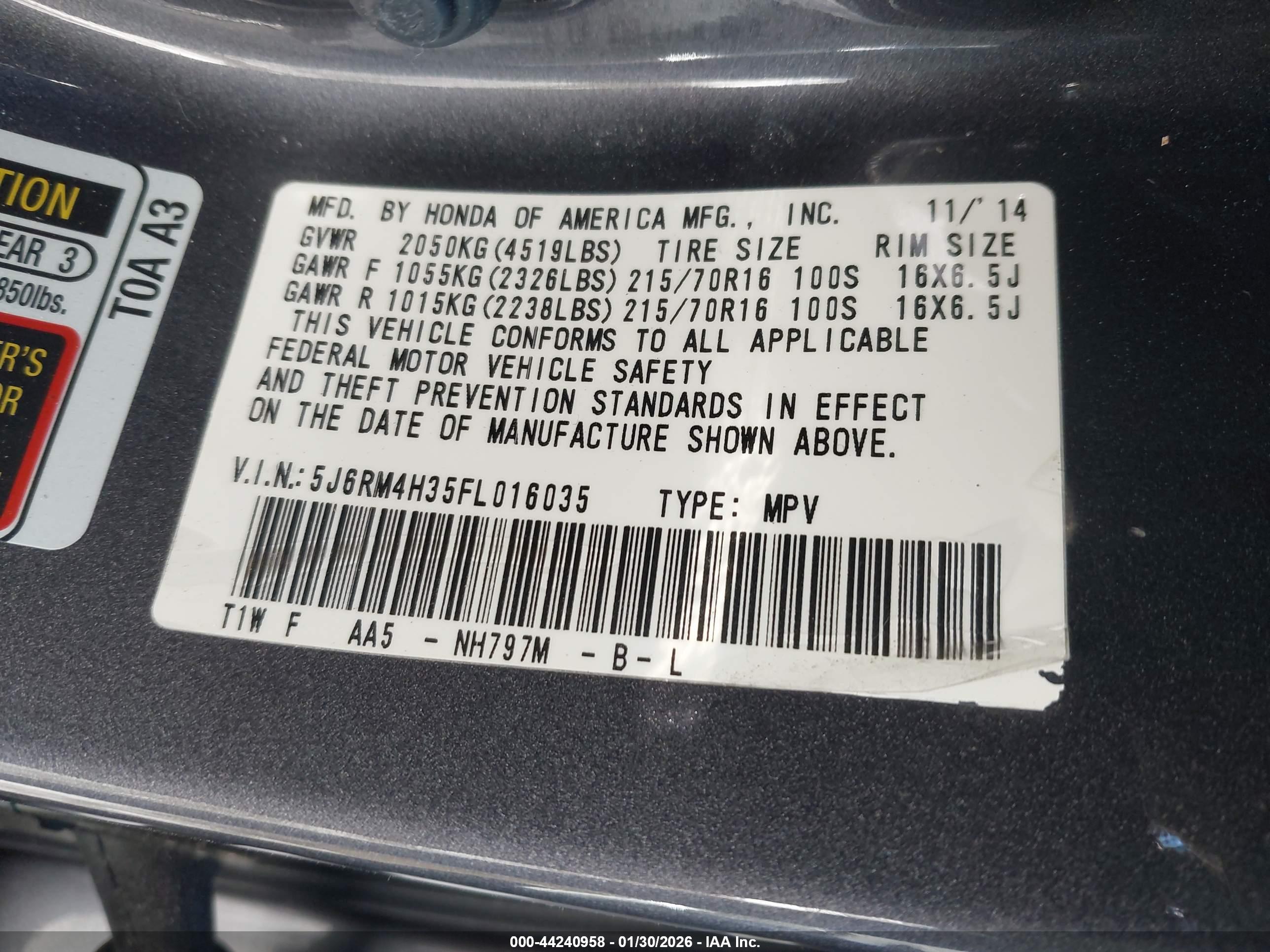 HONDA CR-V image 9