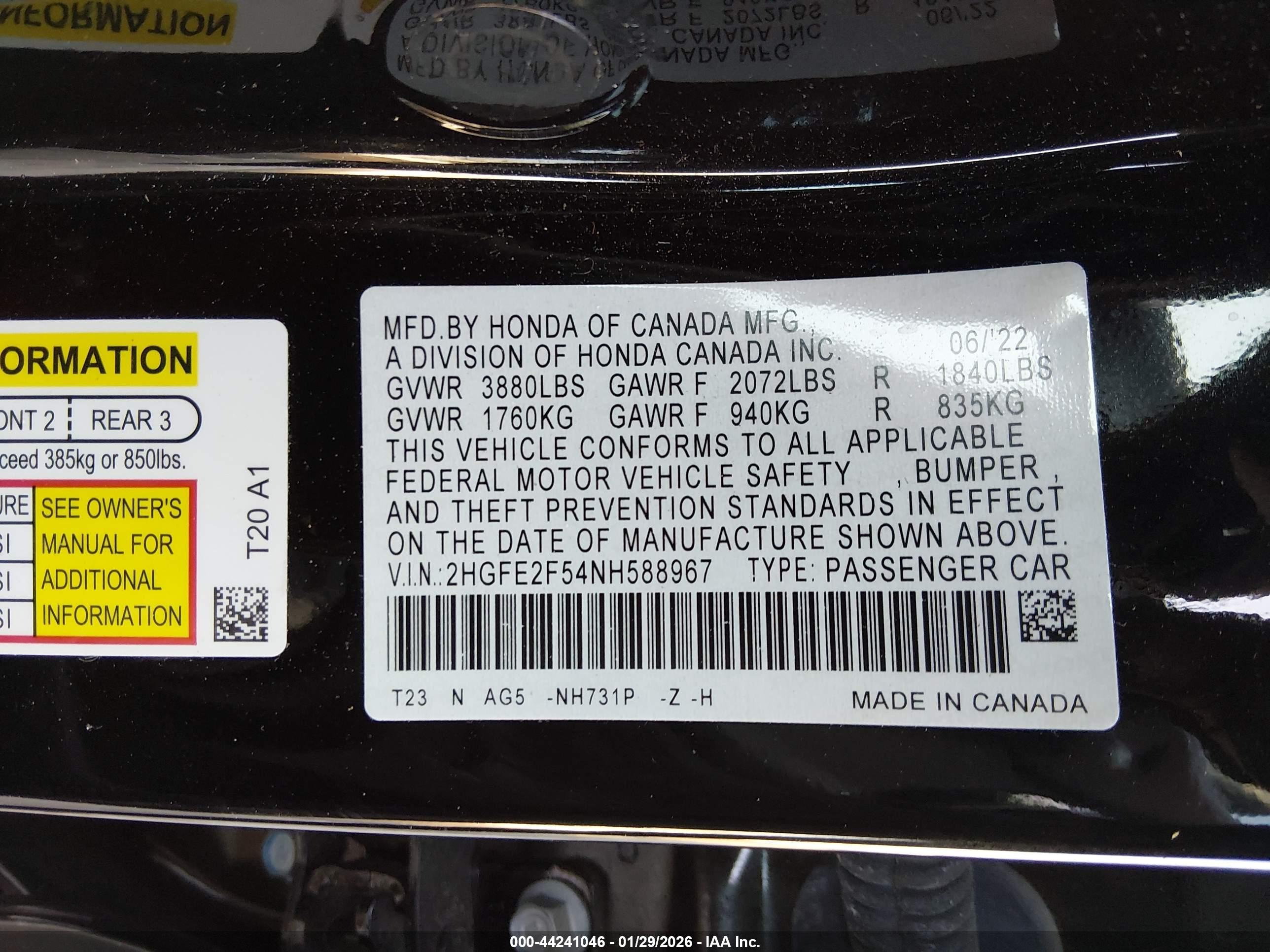 HONDA CIVIC image 9