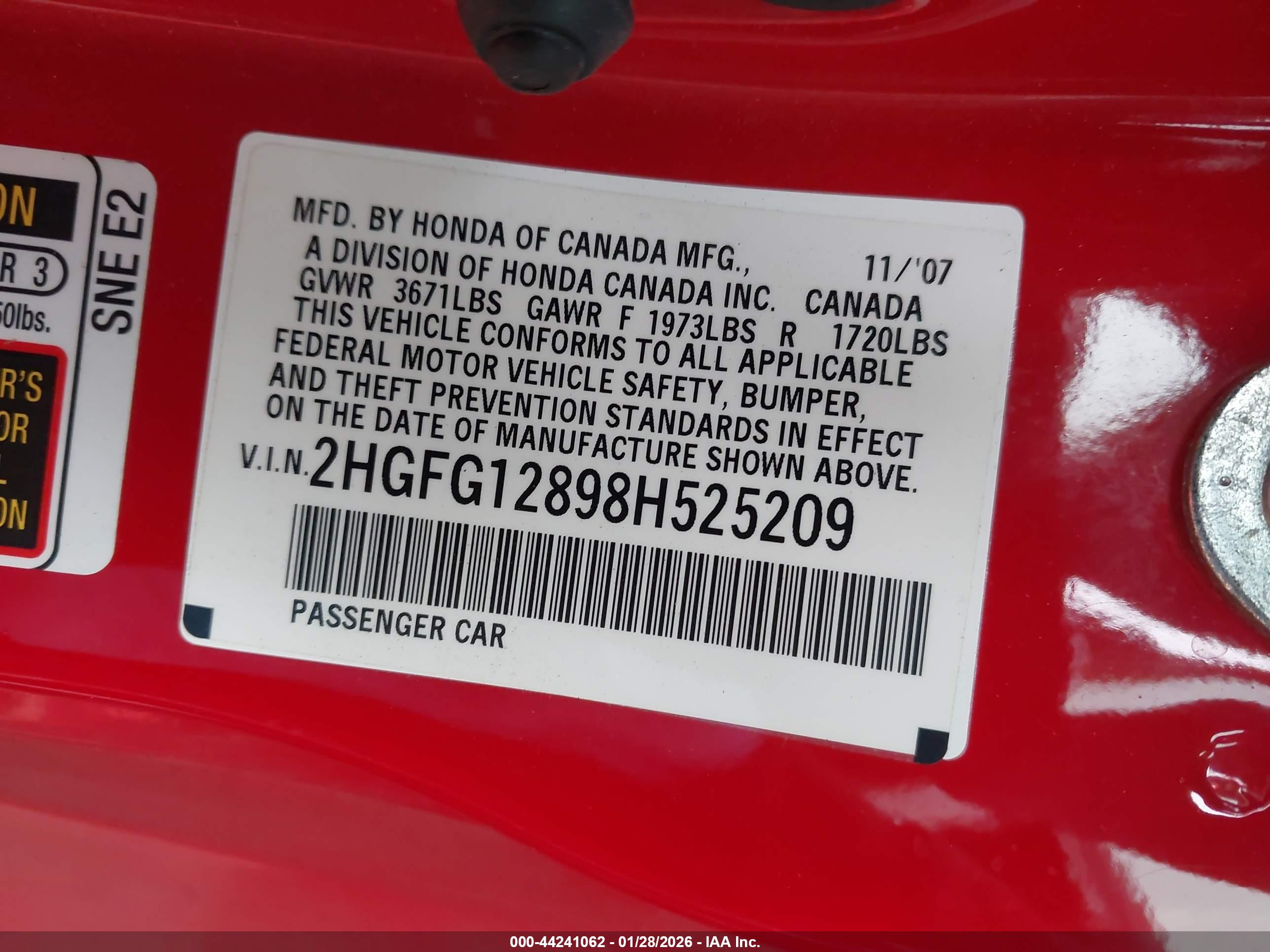 HONDA CIVIC image 9