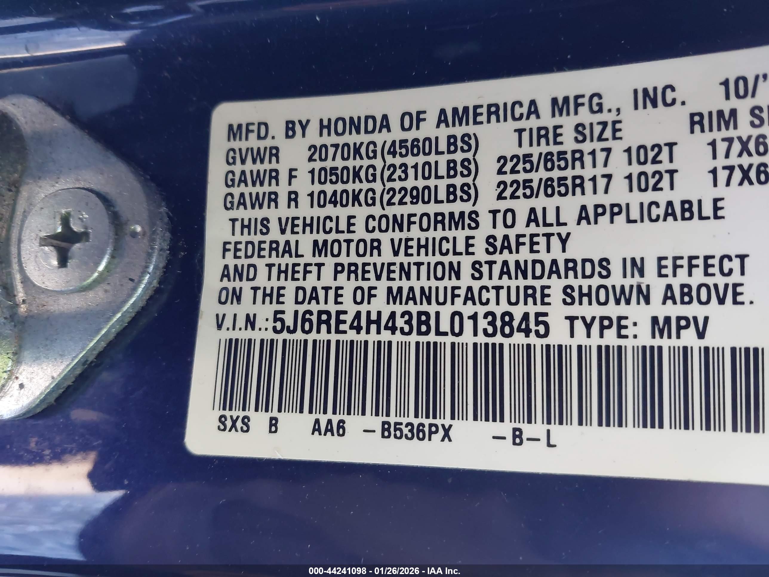 HONDA CR-V image 9