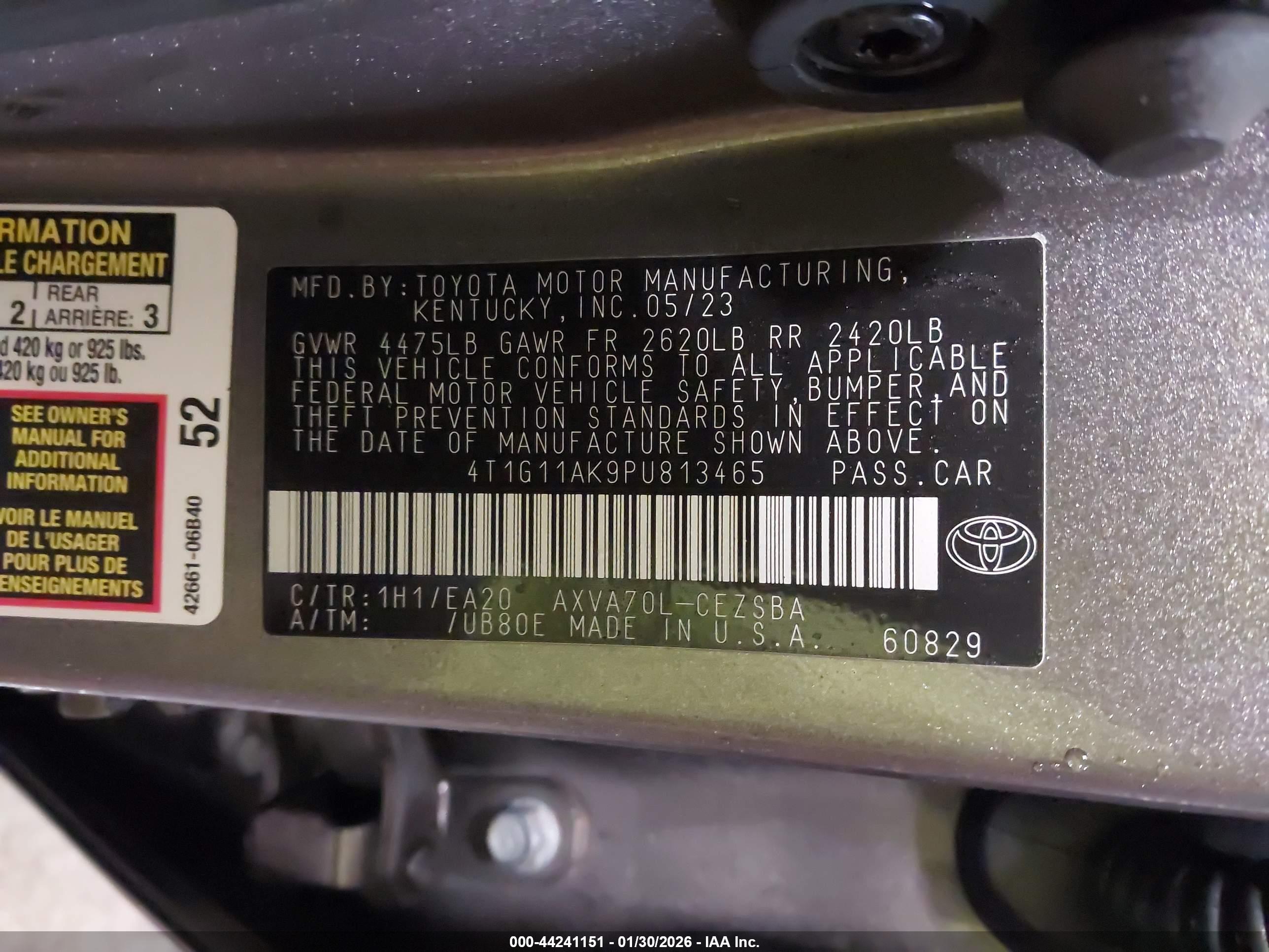 TOYOTA CAMRY image 9