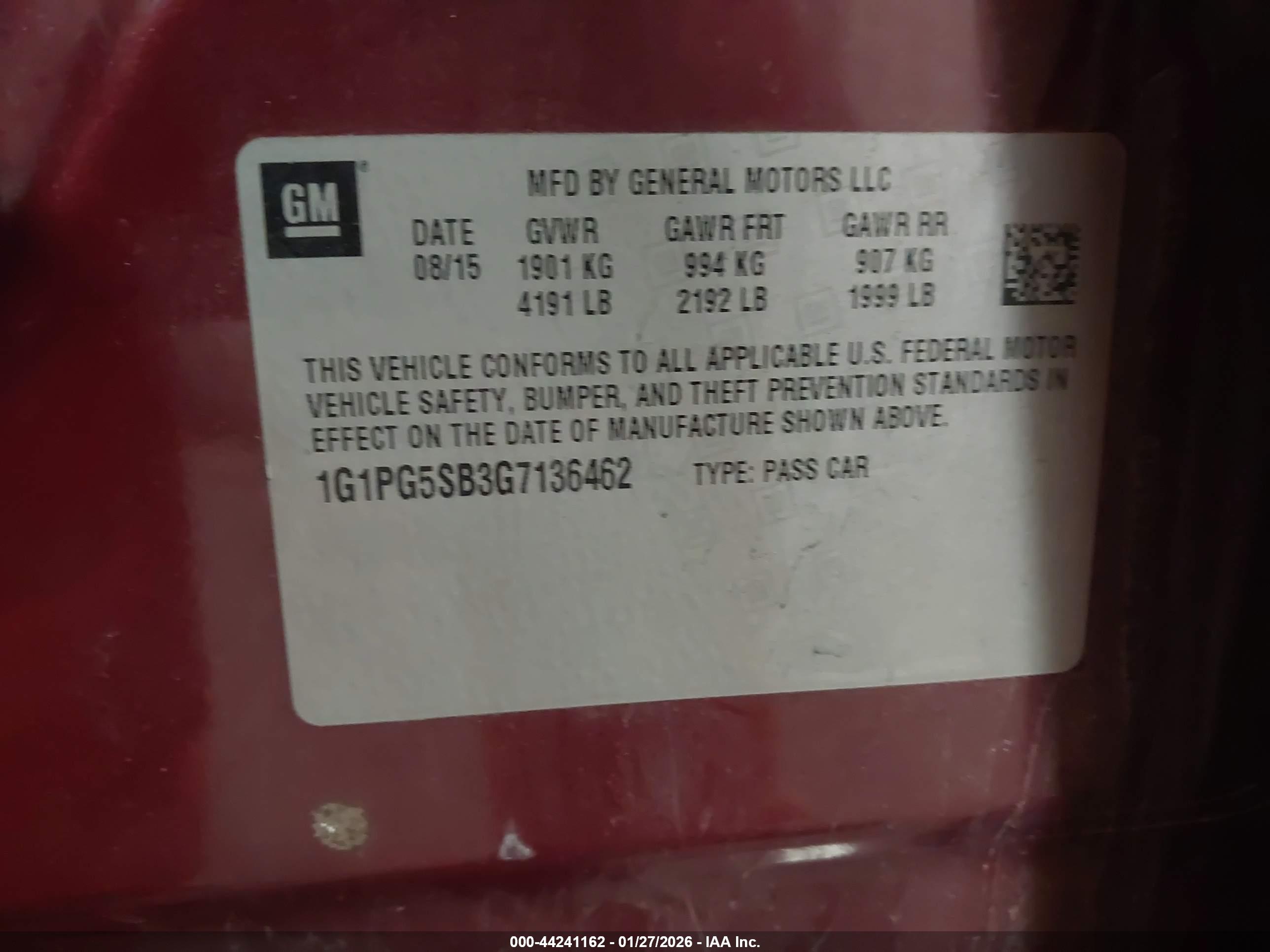 CHEVROLET CRUZE image 9