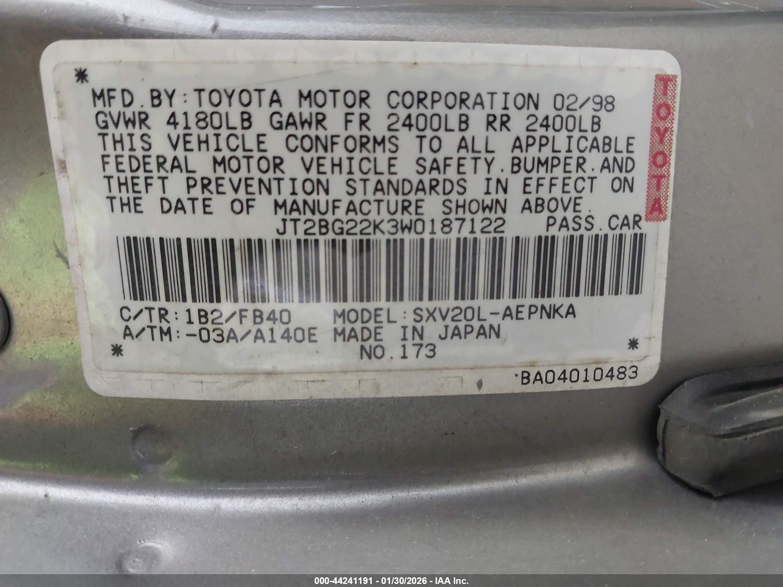 TOYOTA CAMRY image 9