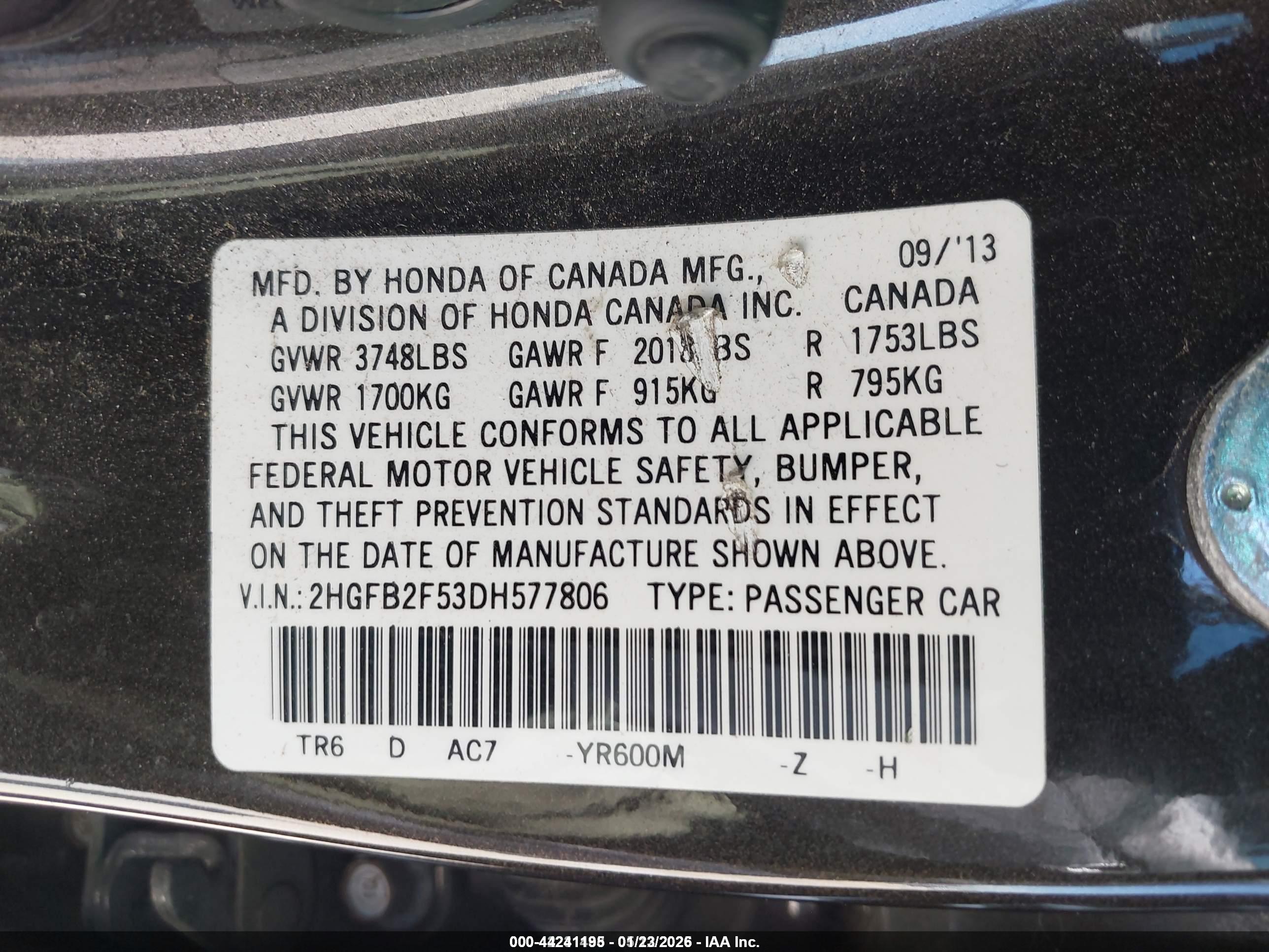 HONDA CIVIC image 9