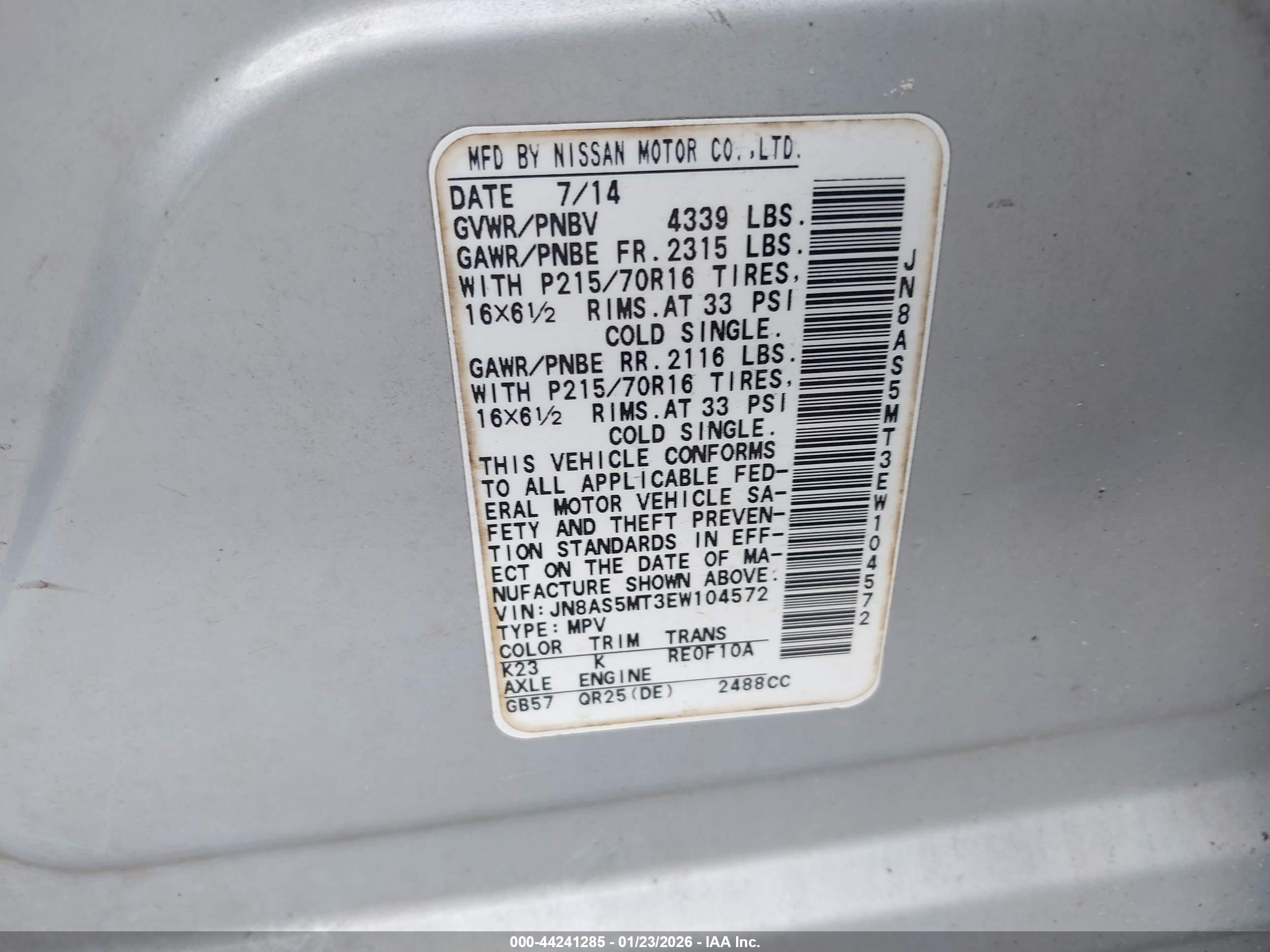 NISSAN ROGUE image 9