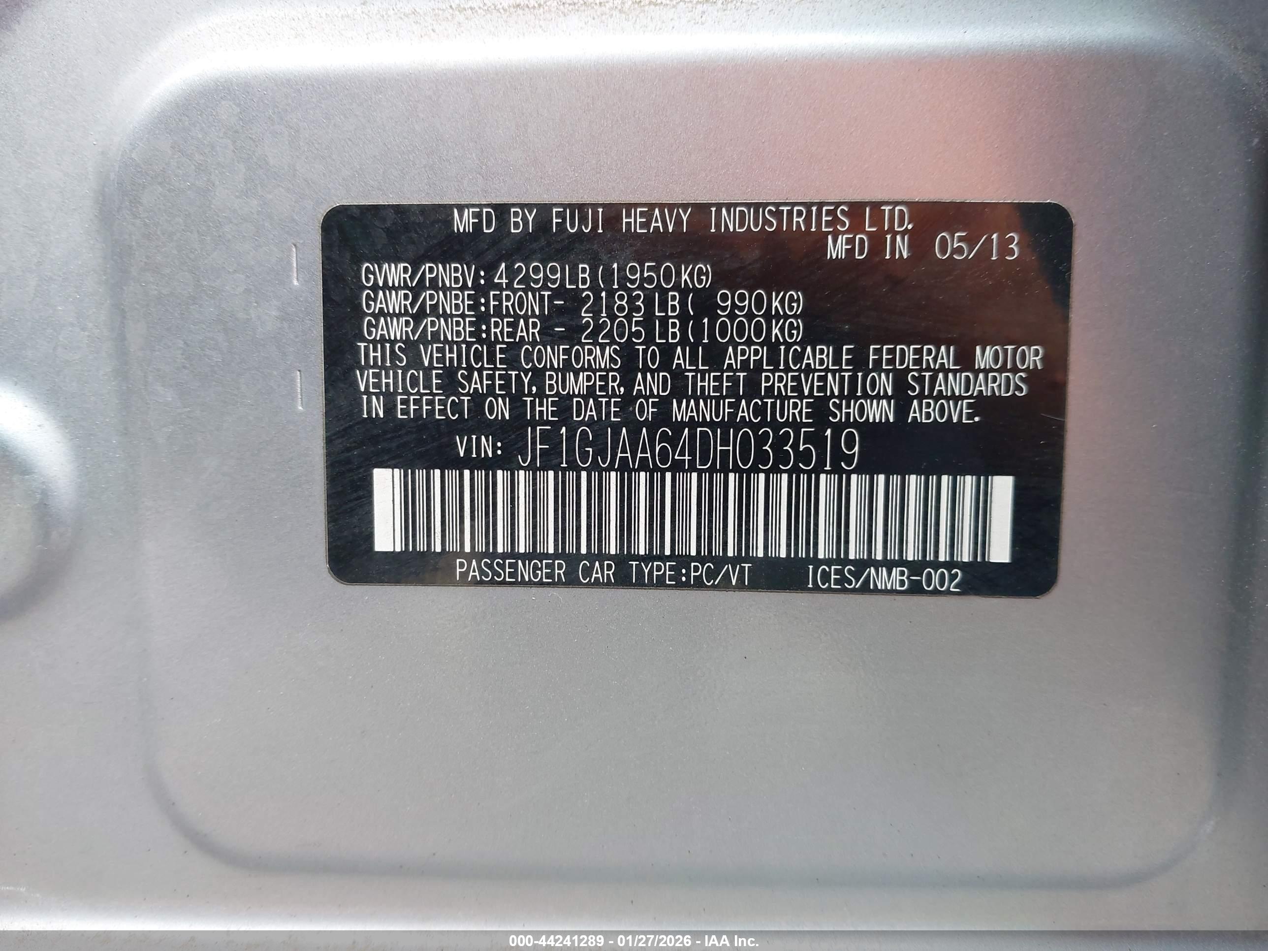 SUBARU IMPREZA image 9