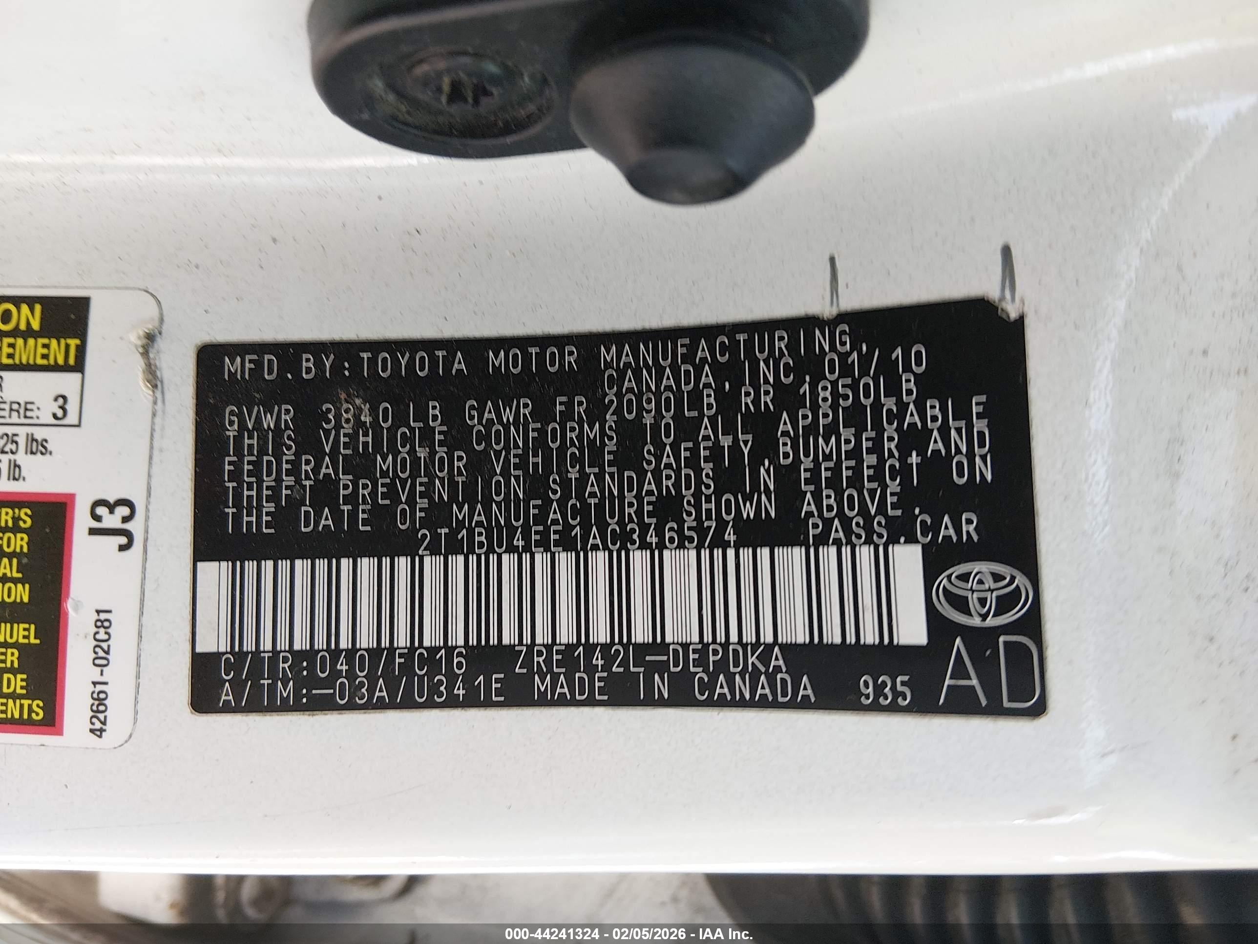 TOYOTA COROLLA image 9