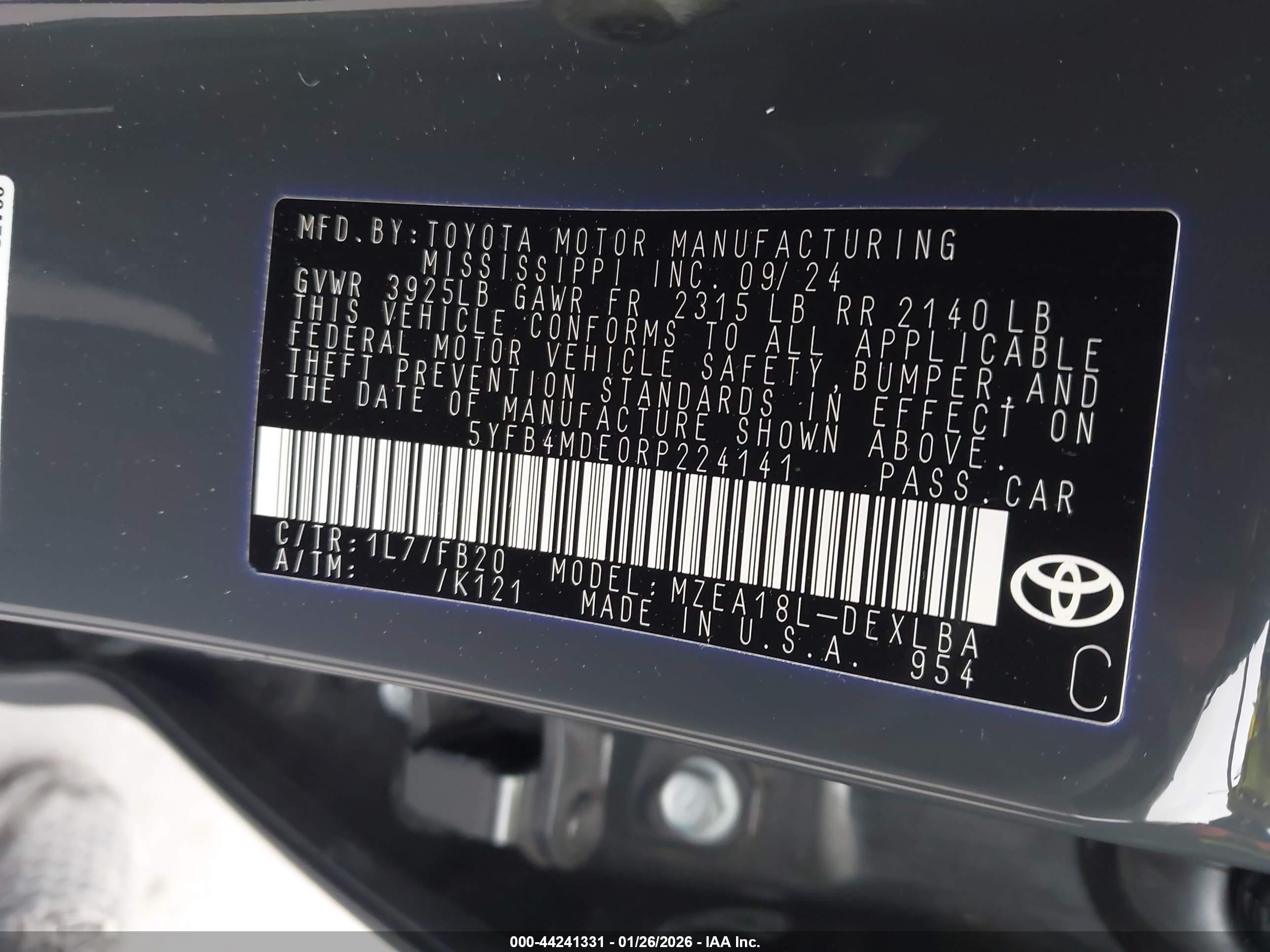 TOYOTA COROLLA image 9
