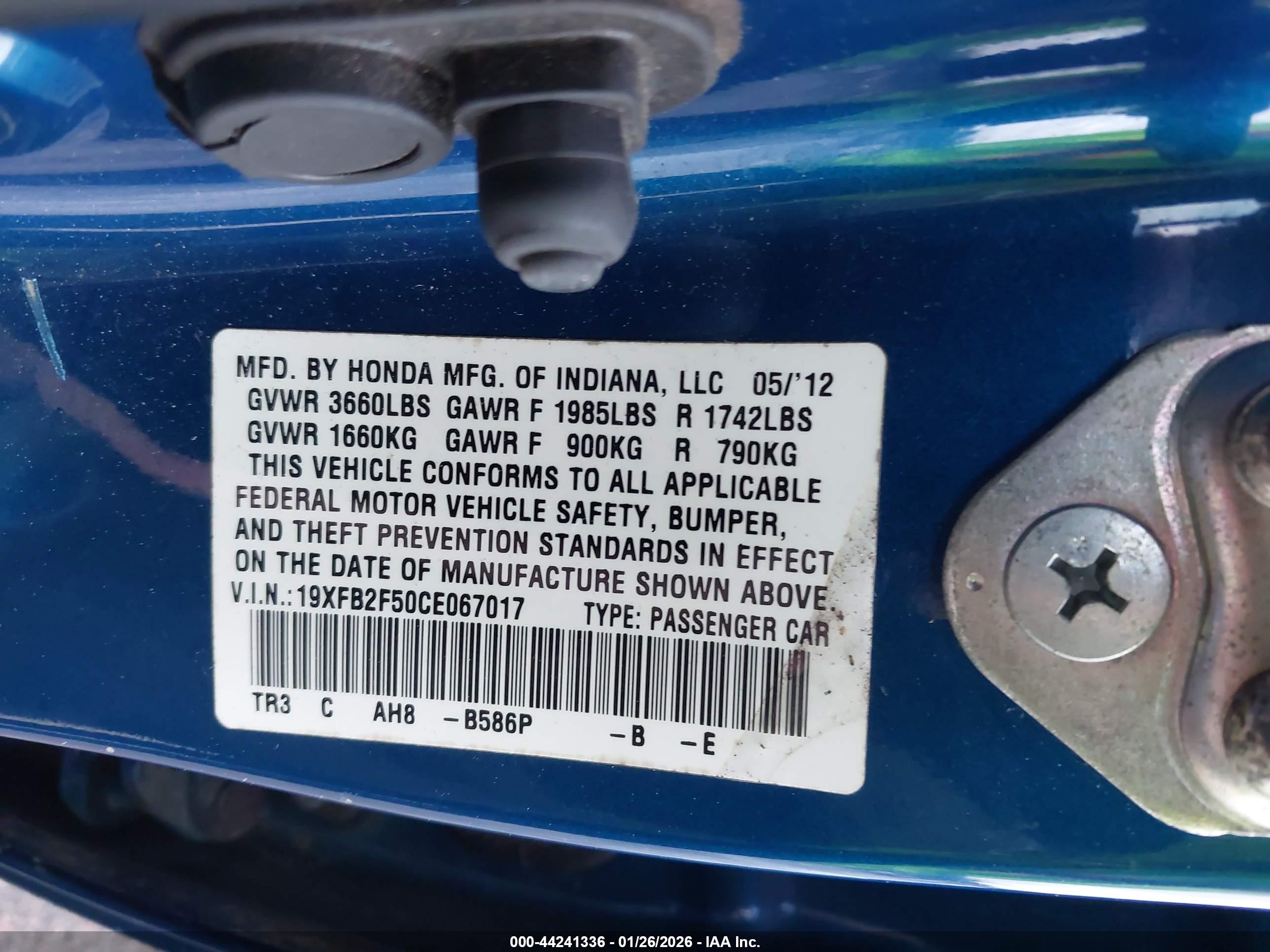 HONDA CIVIC image 9