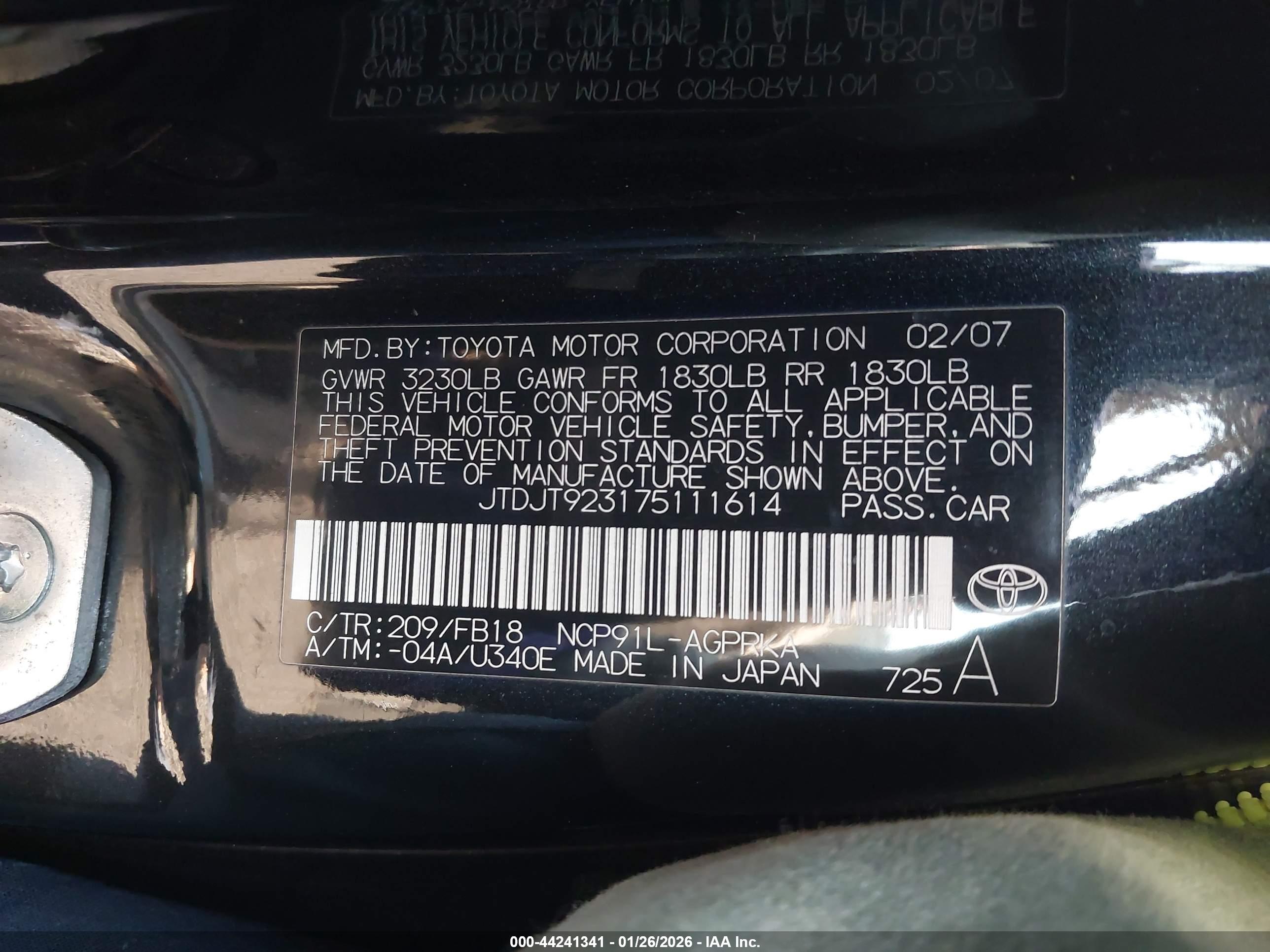 TOYOTA YARIS image 9