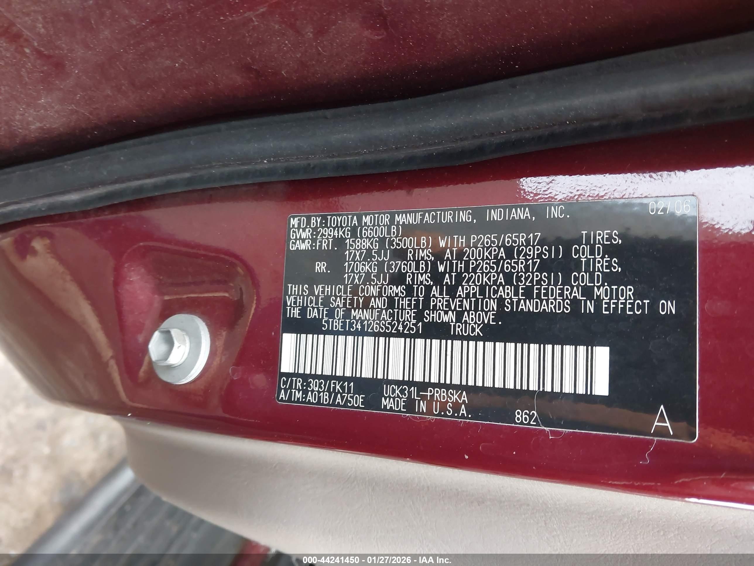 TOYOTA TUNDRA image 9