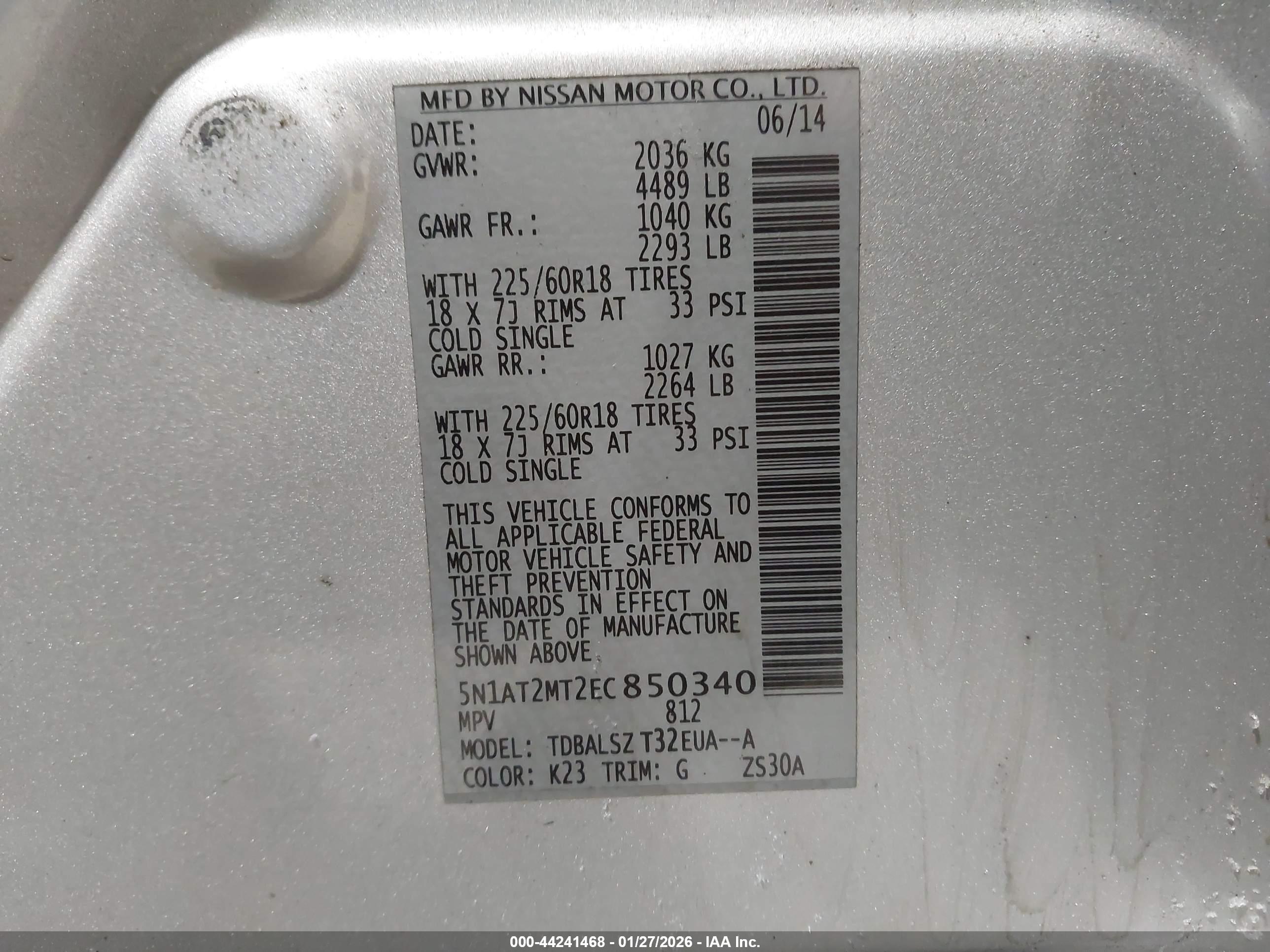 NISSAN ROGUE image 9