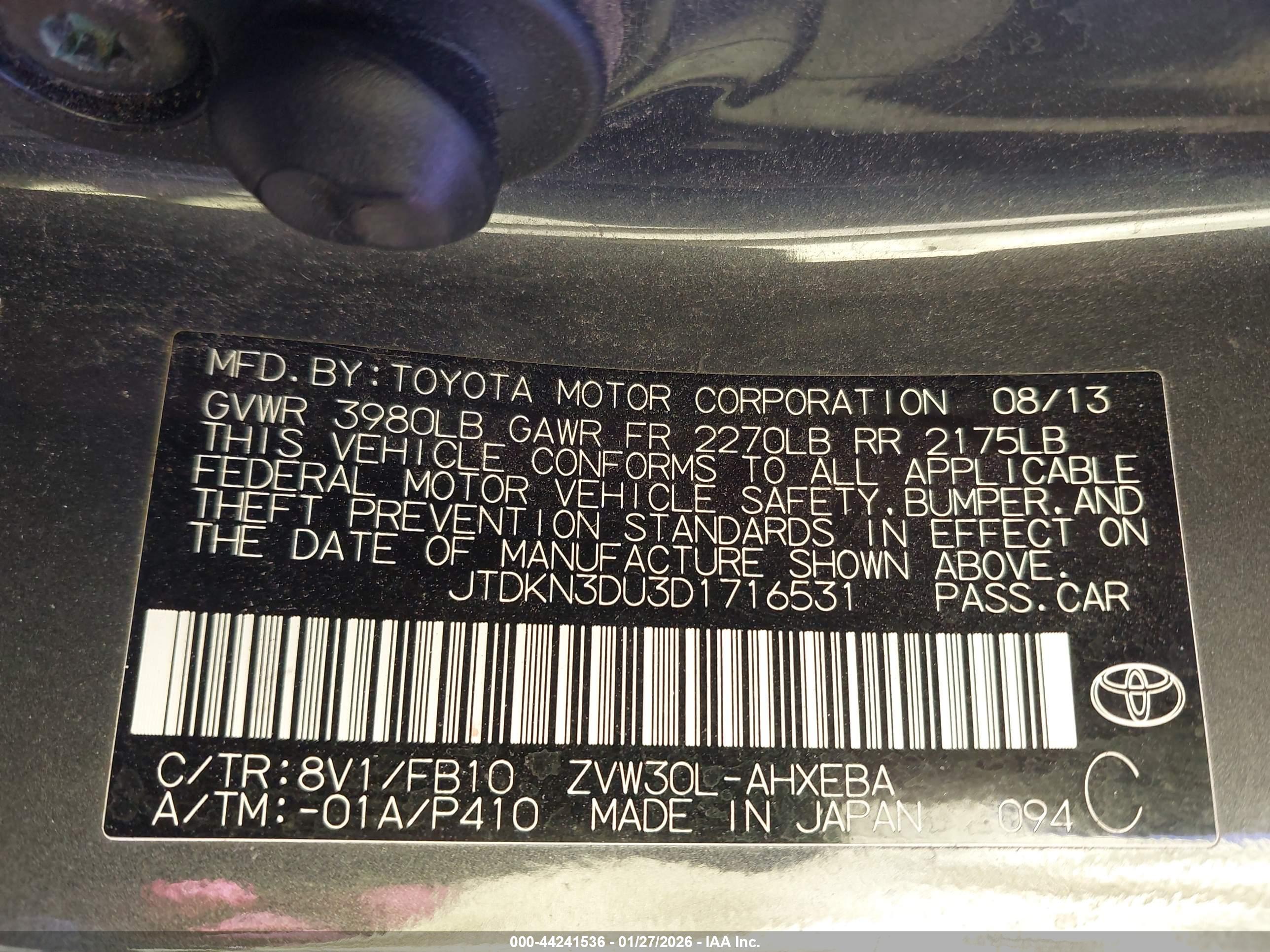 TOYOTA PRIUS image 9