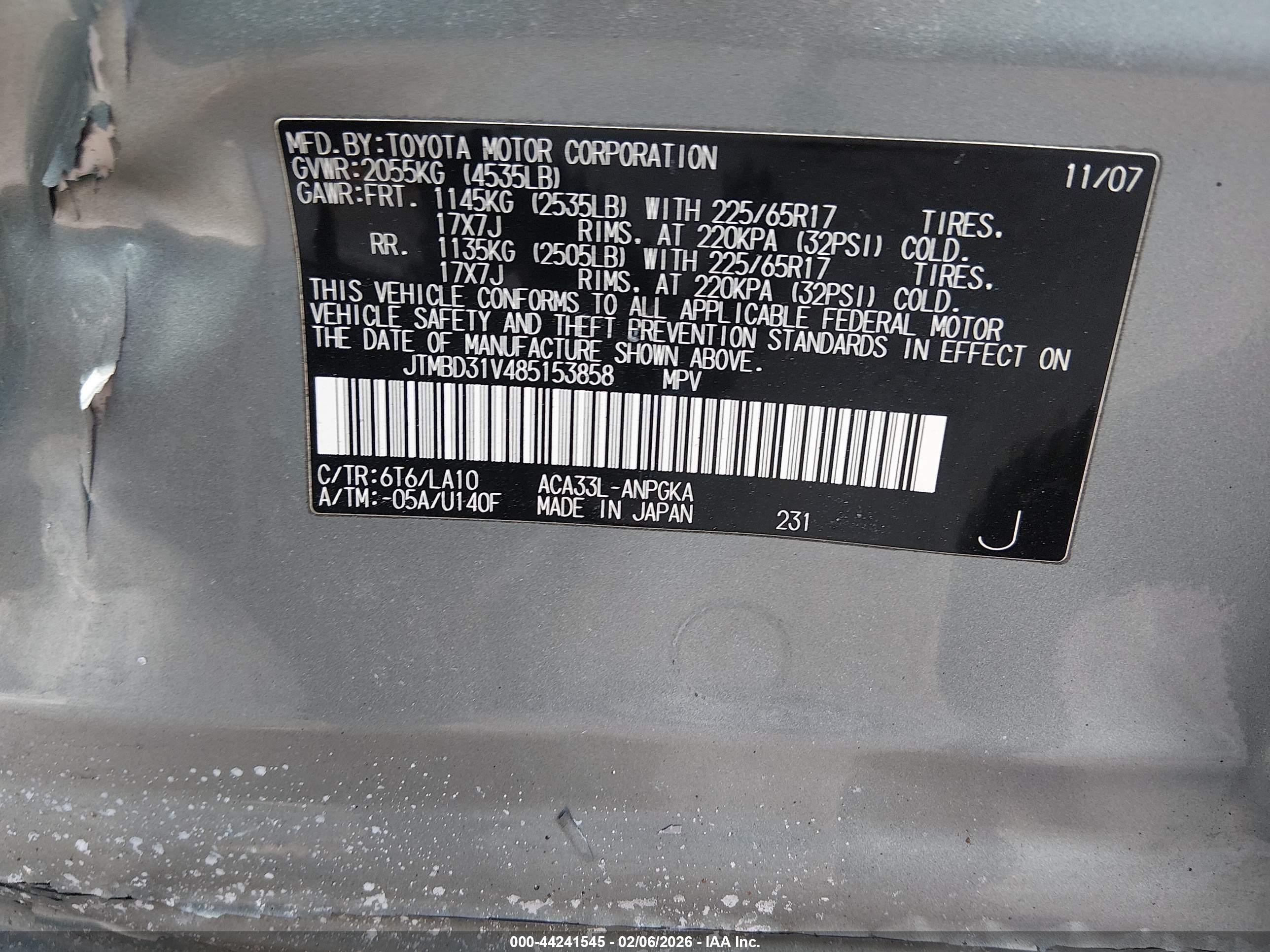 TOYOTA RAV4 image 9
